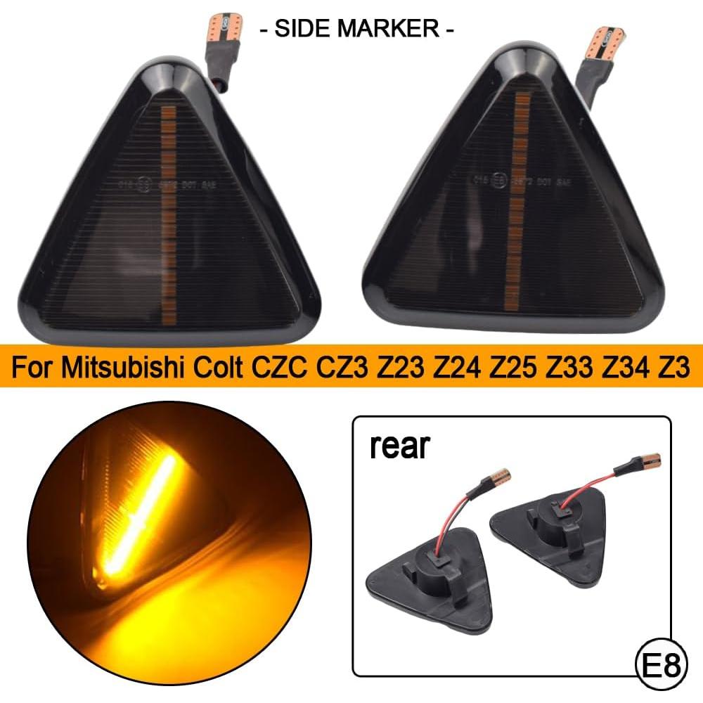Luz de Marcador LED Amarilla Kakulkomen para Mitsubishi Colt