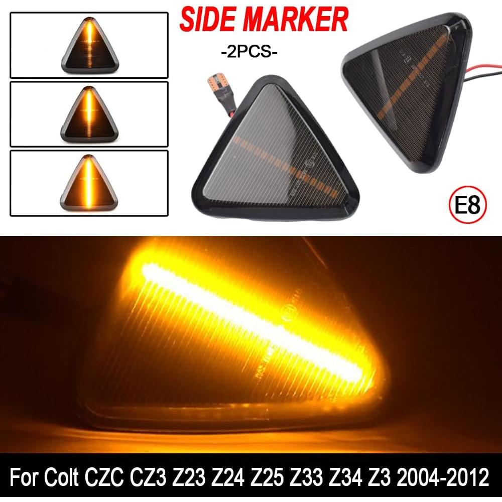 Luz de Marcador LED Amarilla Kakulkomen para Mitsubishi Colt