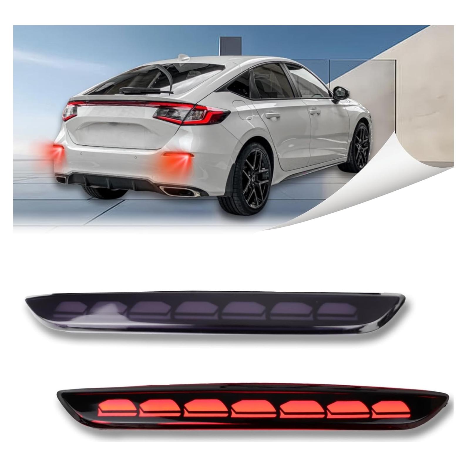 Lámparas de Niebla LED Ahumadas para Honda Civic 2022-2024