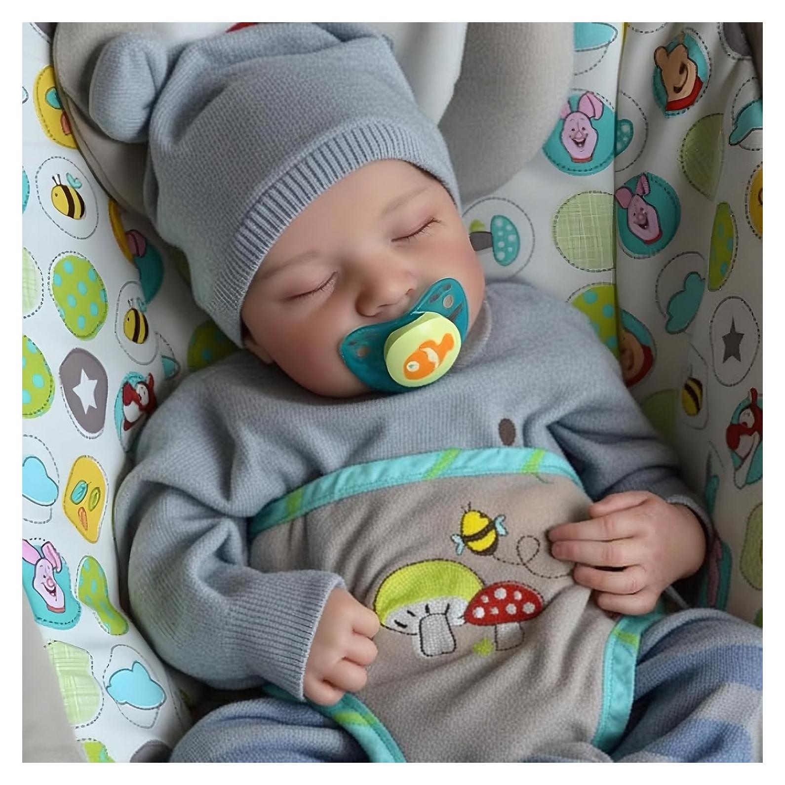 Muñeca de Bebé Renacida JIZHI 43 cm Realista con Accesorios