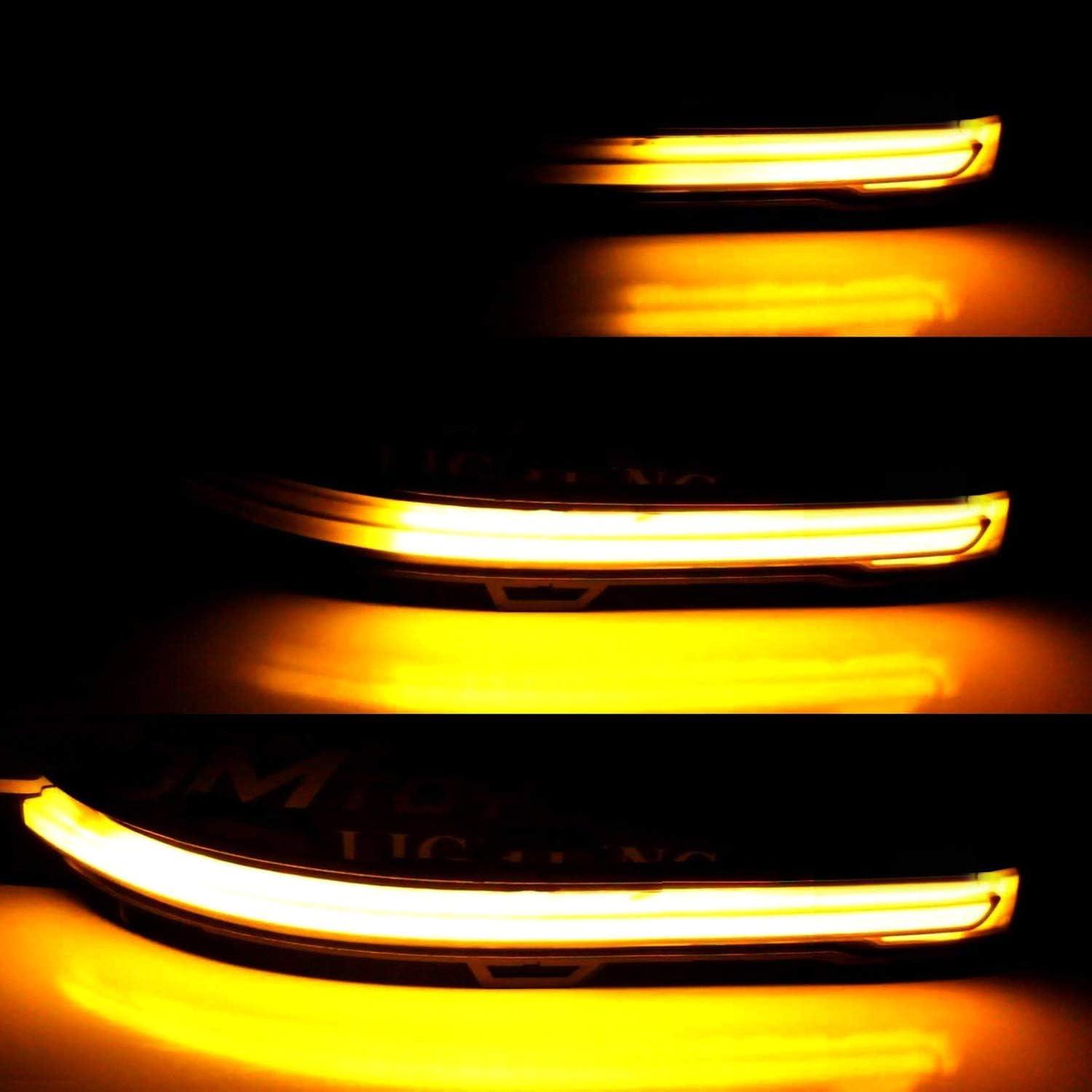 Tira de Luz de Giro LED Secuencial iJDMTOY para Volkswagen Golf GTI 2015-2021