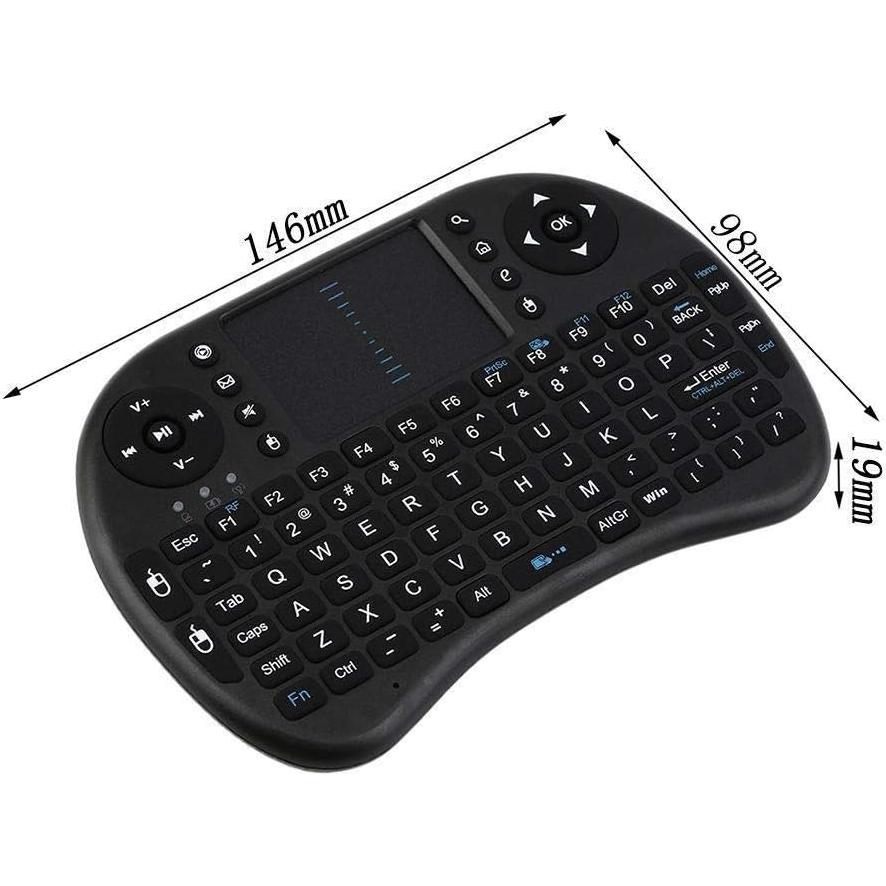 Mini Teclado Inalámbrico TV xStream 2.4GHz con Touchpad