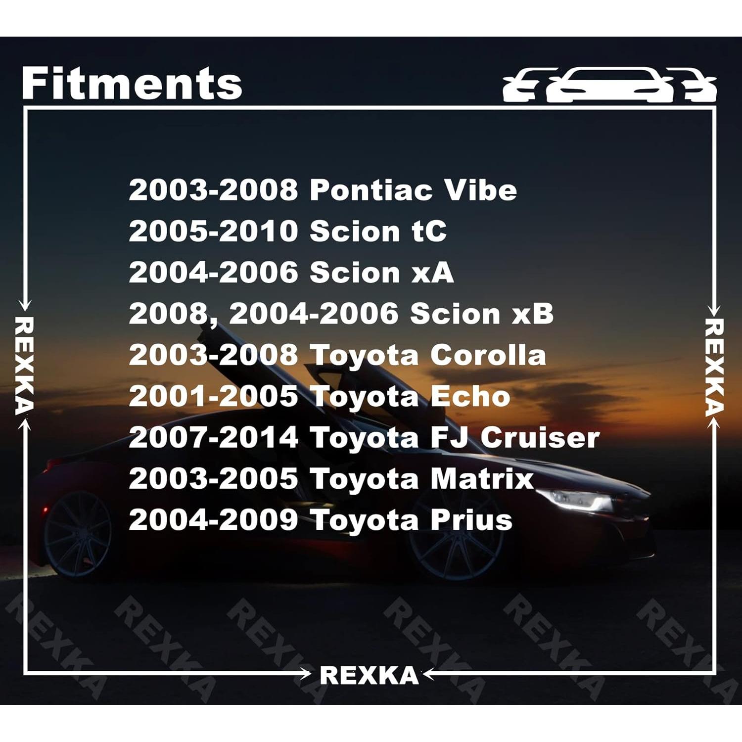 Clips de Retención de Guardabarros Rexka 10 Pcs para Toyota