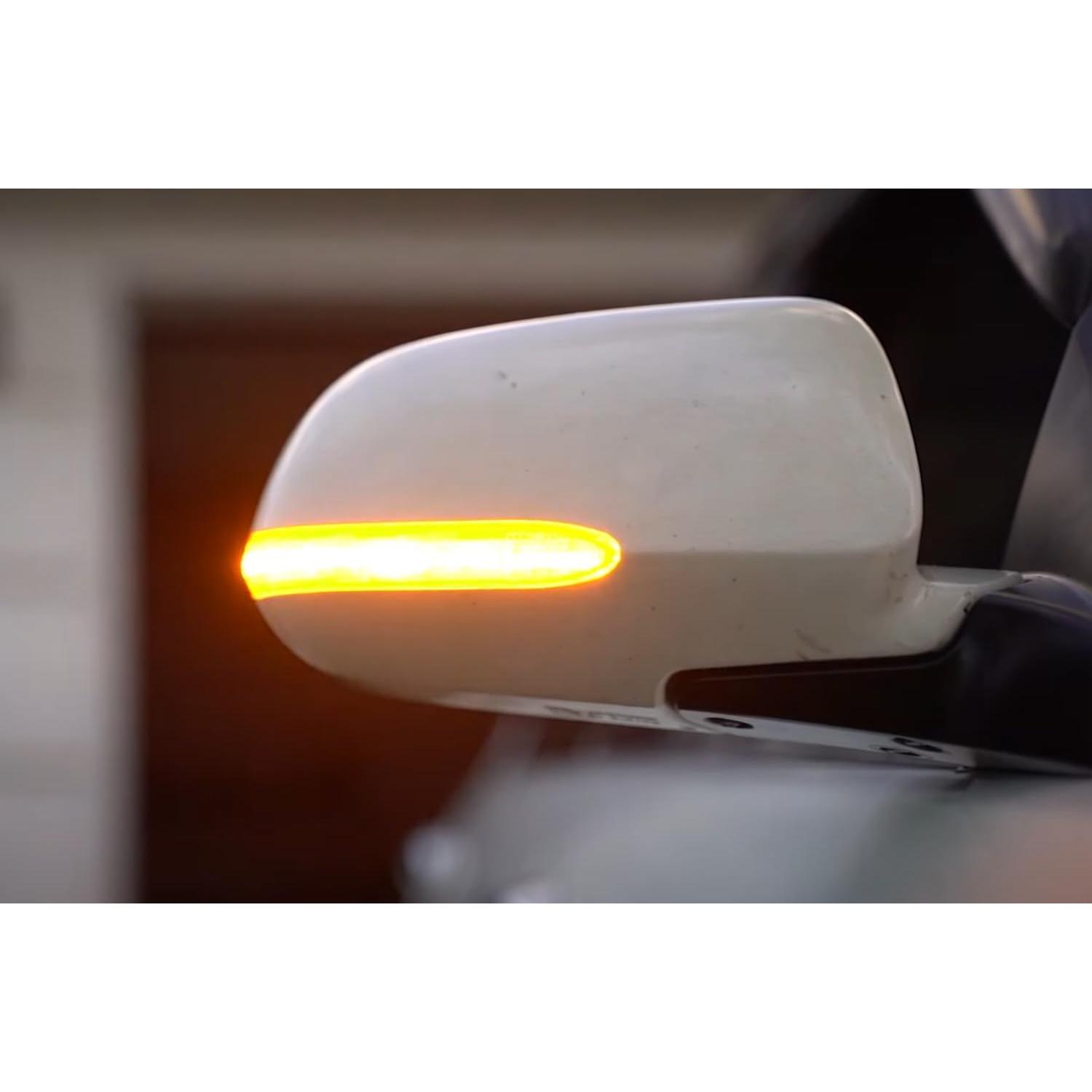 Kit de Señal de Giro Dinámico Secuencial iJDMTOY Lente Ahumada para Acura TSX 2004-2008