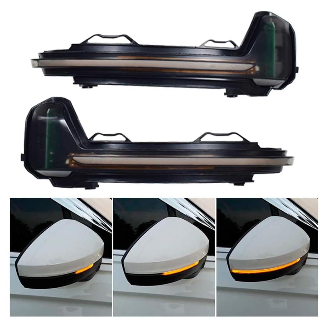 Luz de Señal de Giro LED Hacreyatu Amarilla VW Tiguan MK2 2017-2019