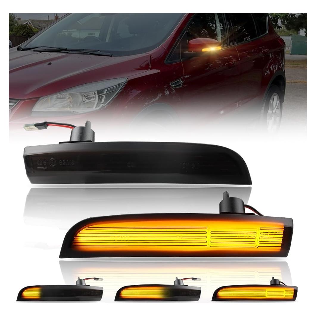 Luces LED Secuenciales de Espejo Lateral ATROVI para Ford