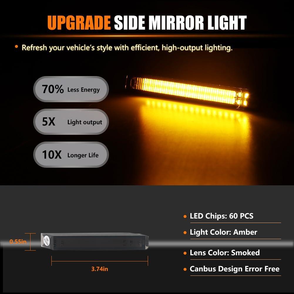 Luces de Marcador LED Secuenciales ATROVI para Ford F150 2004-2014