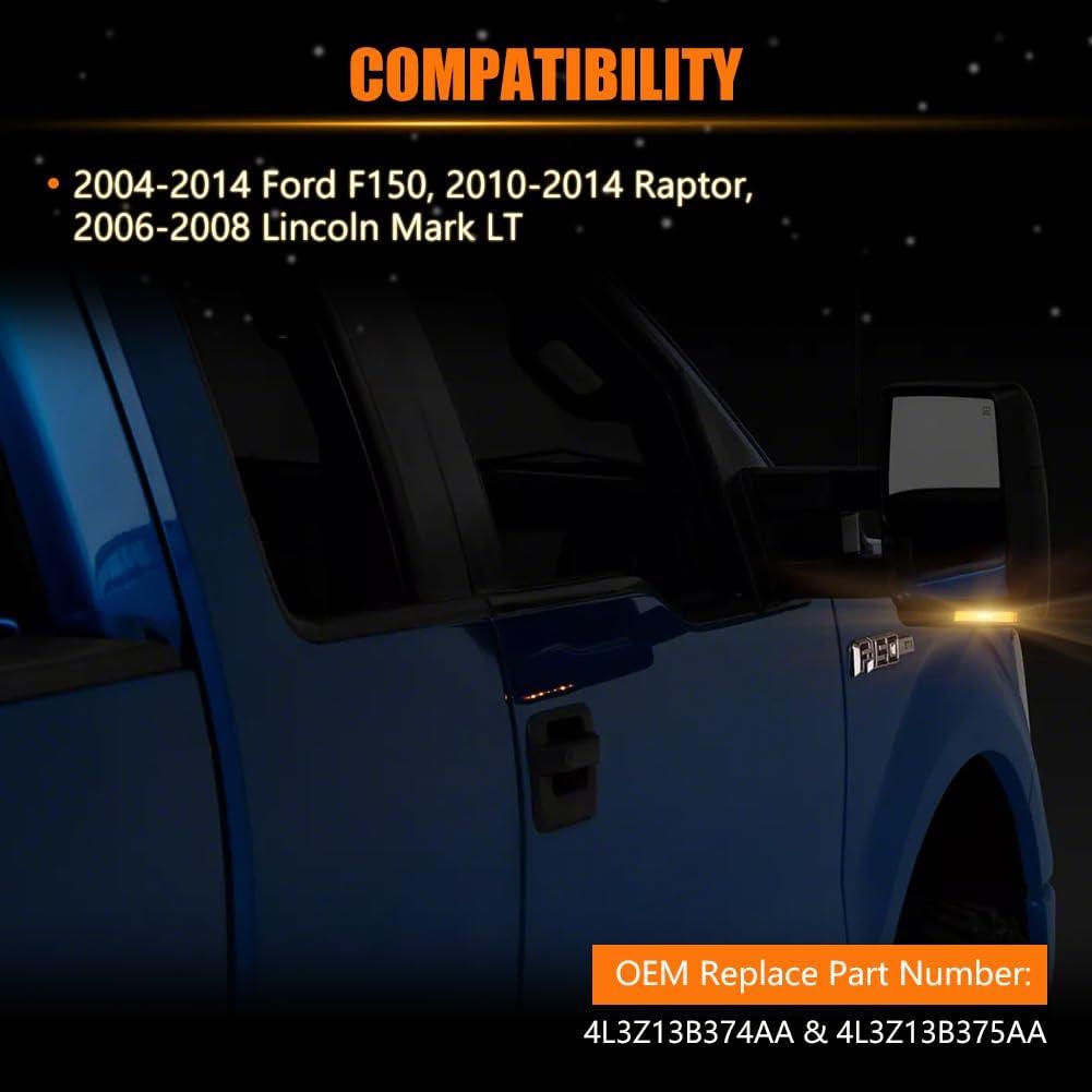 Luces de Marcador LED Secuenciales ATROVI para Ford F150 2004-2014