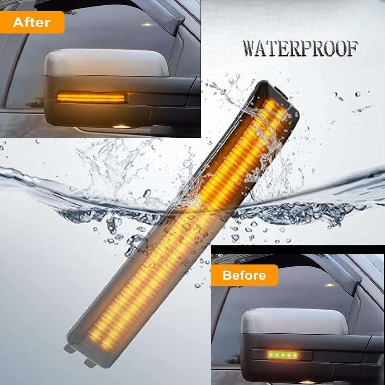 Luces de señal de giro LED HAHLOMEI para Ford F150 2009-2014