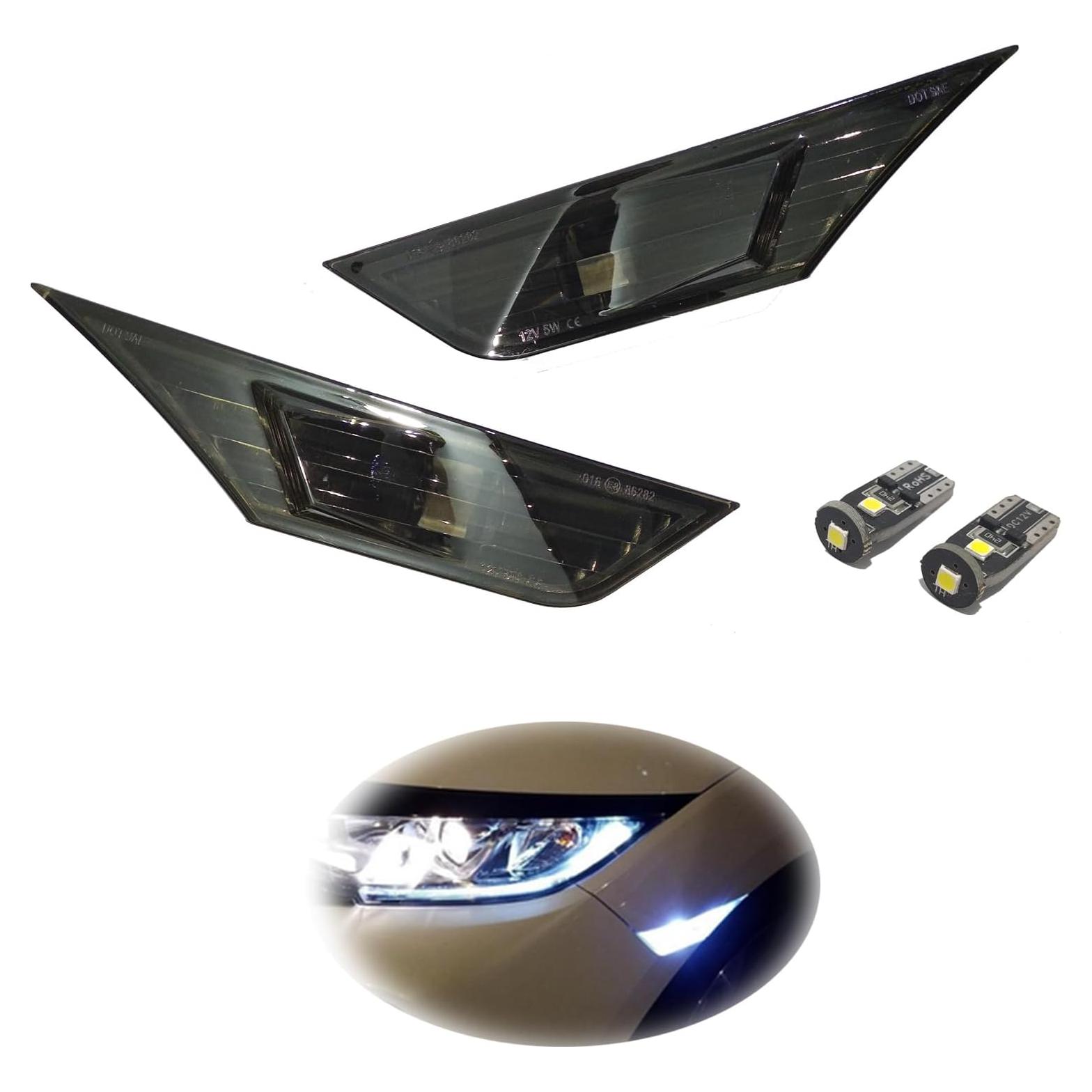 Luces de Marcador Lateral LED Venyeeda para Honda Civic 2016-2021