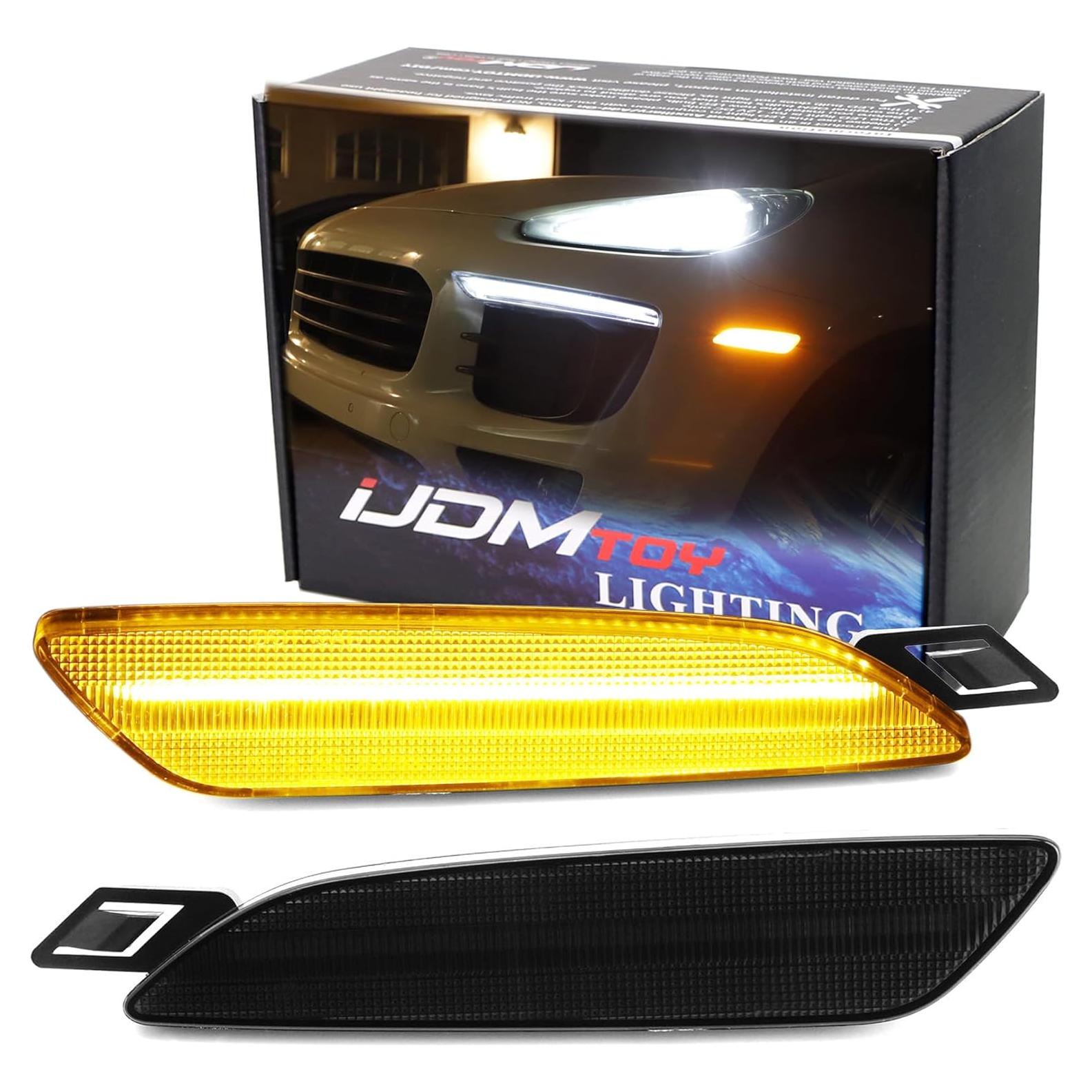Kit Luz Marcador Lateral LED Ahumado iJDMTOY Porsche Panamera 2014-2016