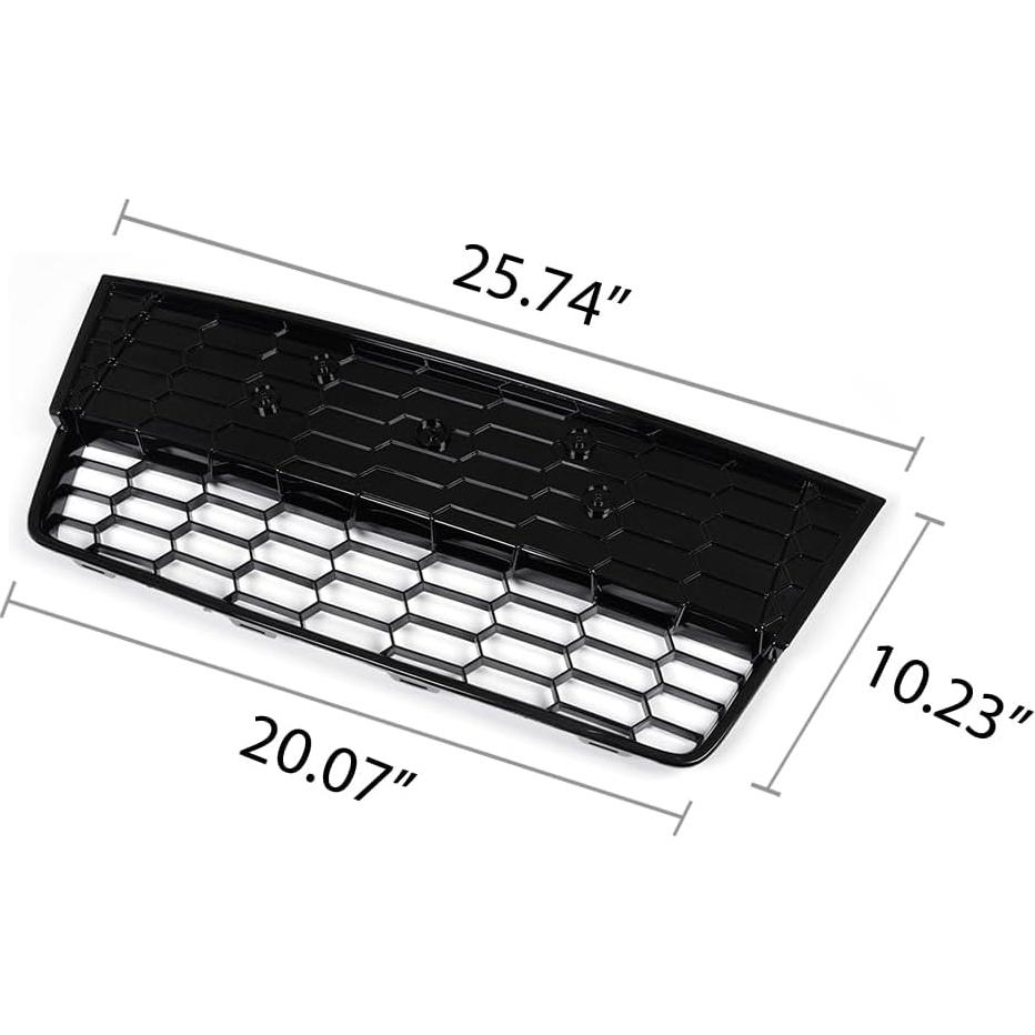 Rejilla Inferior PIT66 para Ford Focus 2012-2014 Modelos S y SE