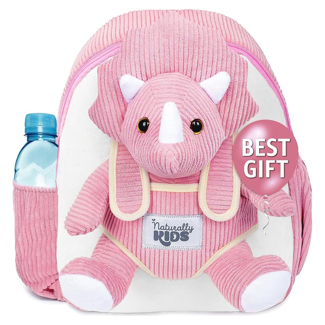 Mochila Dinosaurio Triceratops Naturally KIDS 29x25cm