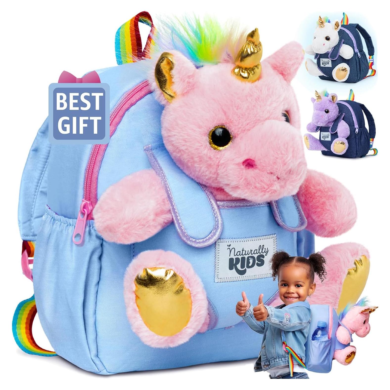 Mochila Unicornio Rosa Naturally KIDS 25x20x8 cm