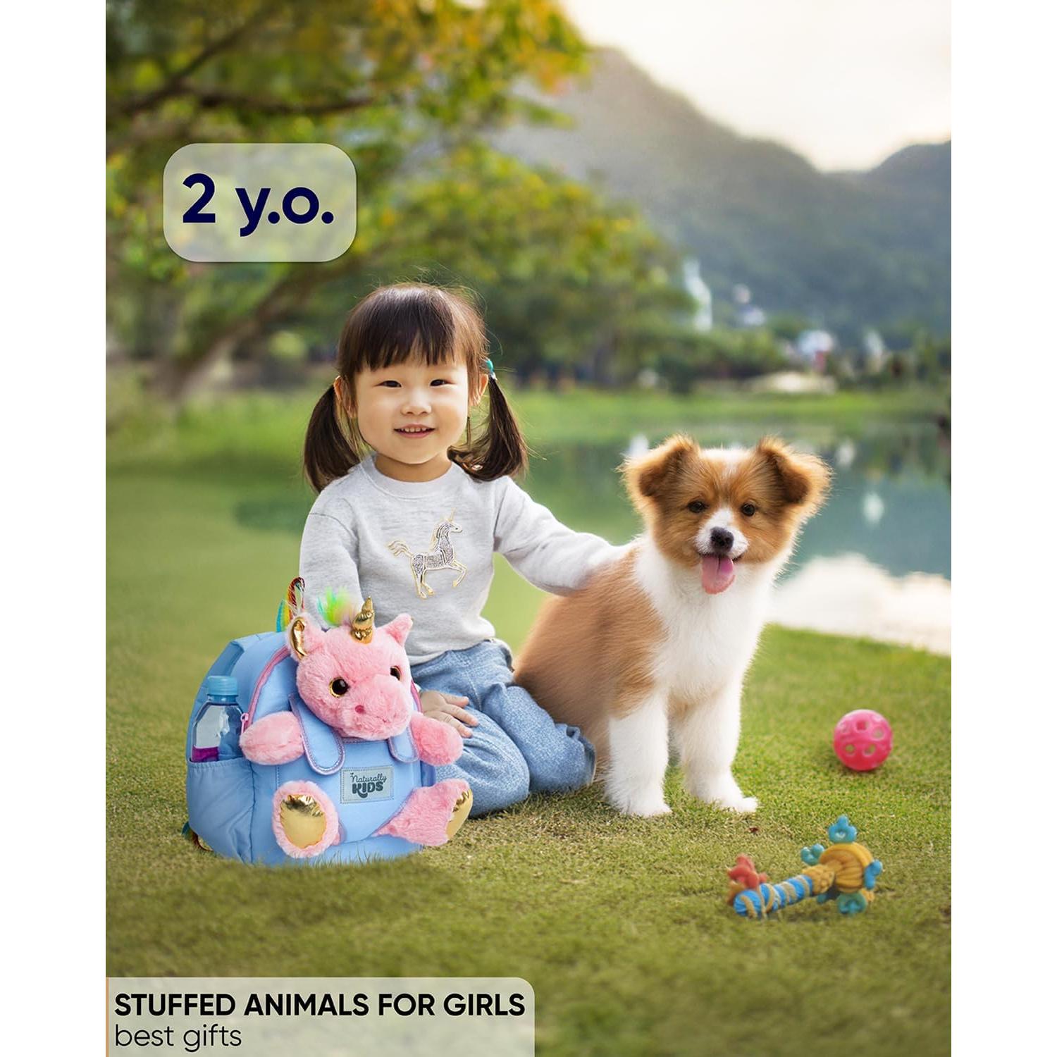 Mochila Unicornio Rosa Naturally KIDS 25x20x8 cm