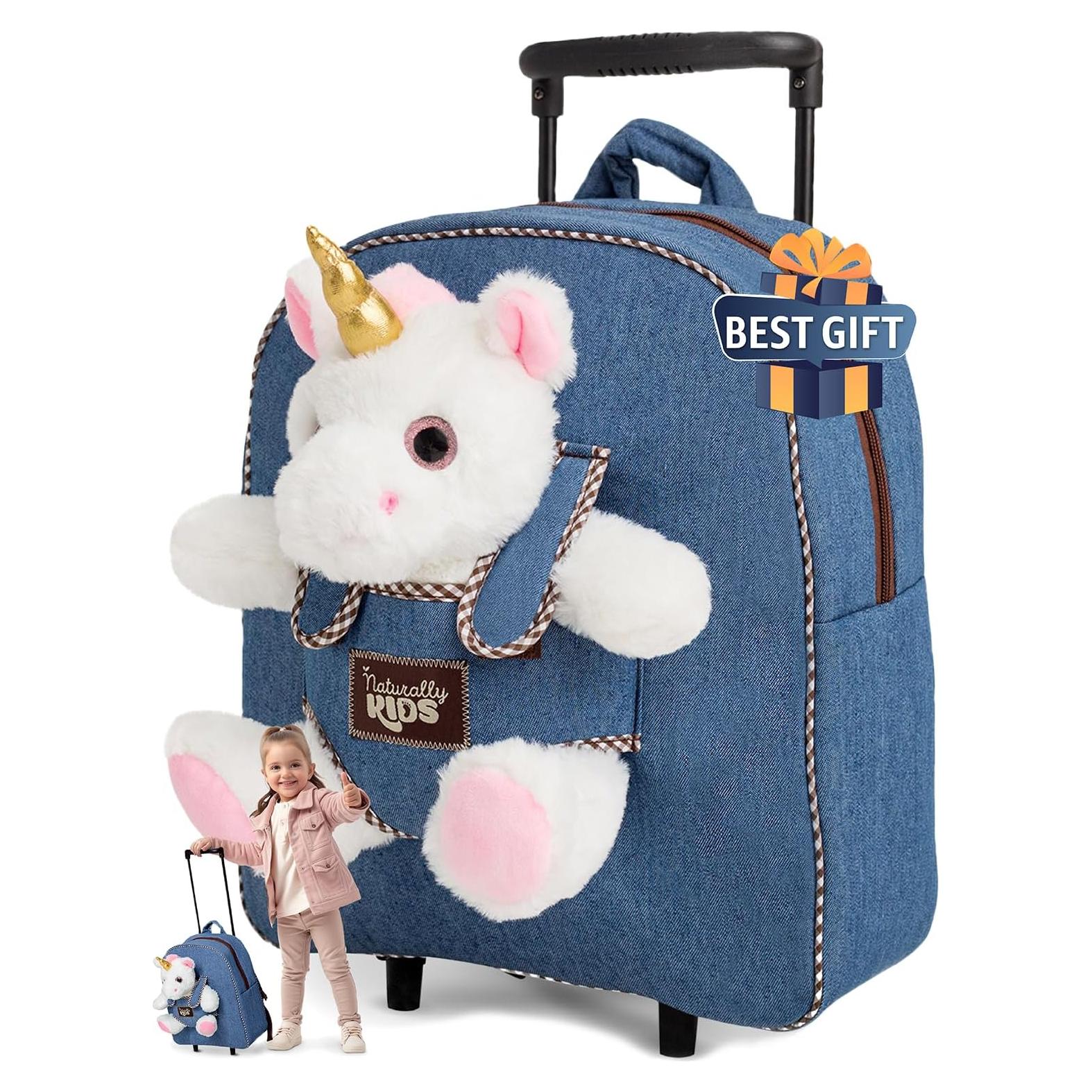 Mochila Rodante Unicornio Naturally KIDS 31.75x27.94cm