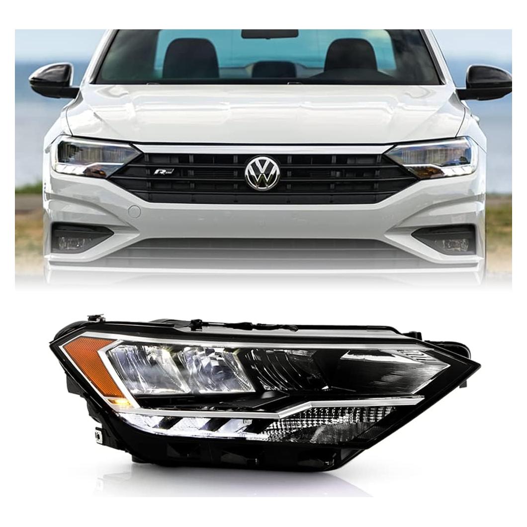 Faro LED No Proyector ACANII para Volkswagen Jetta 2019-2023 - Lado Pasajero