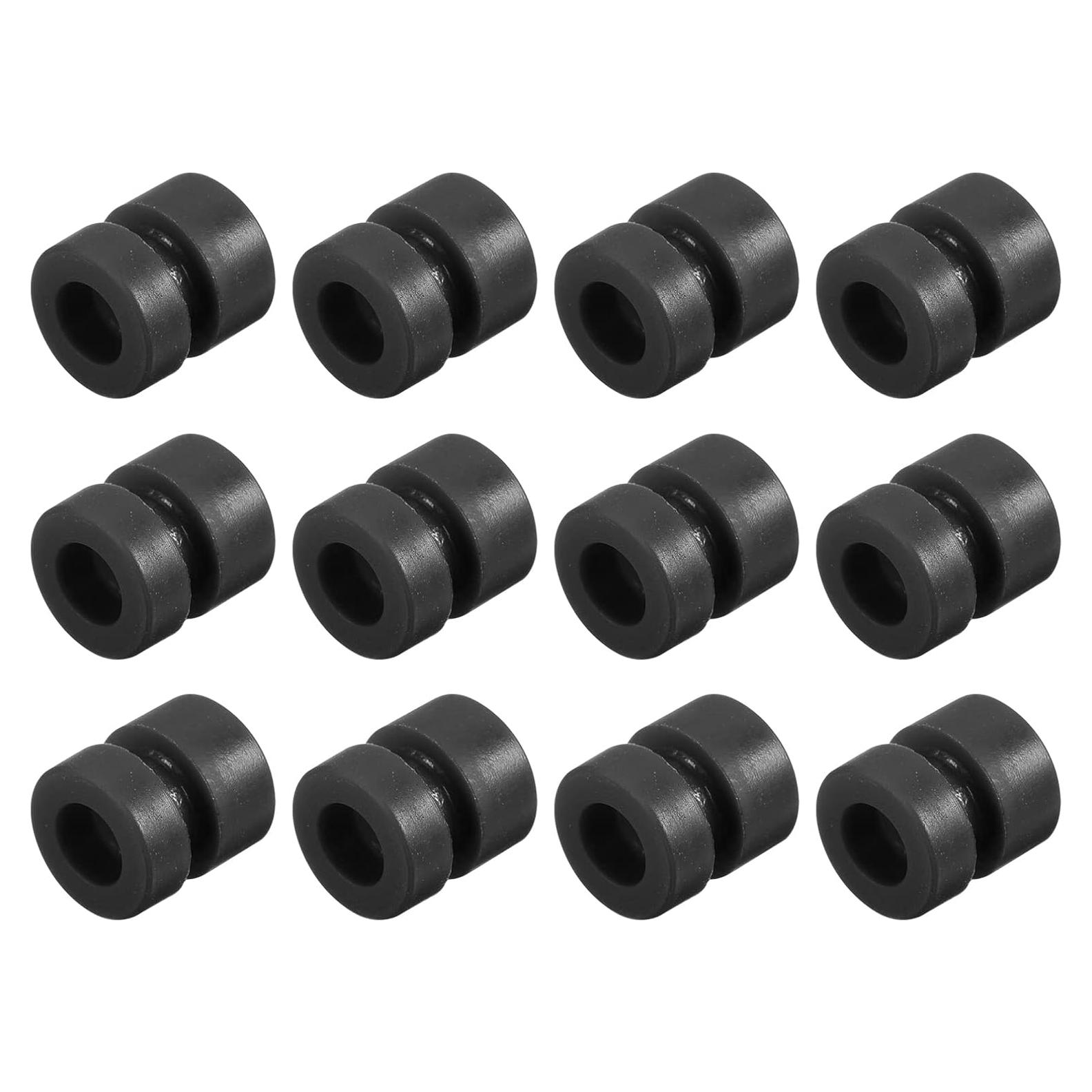 Bolas de Caucho Antivibración MECCANIXITY M3x6.6mm - 12 Pcs