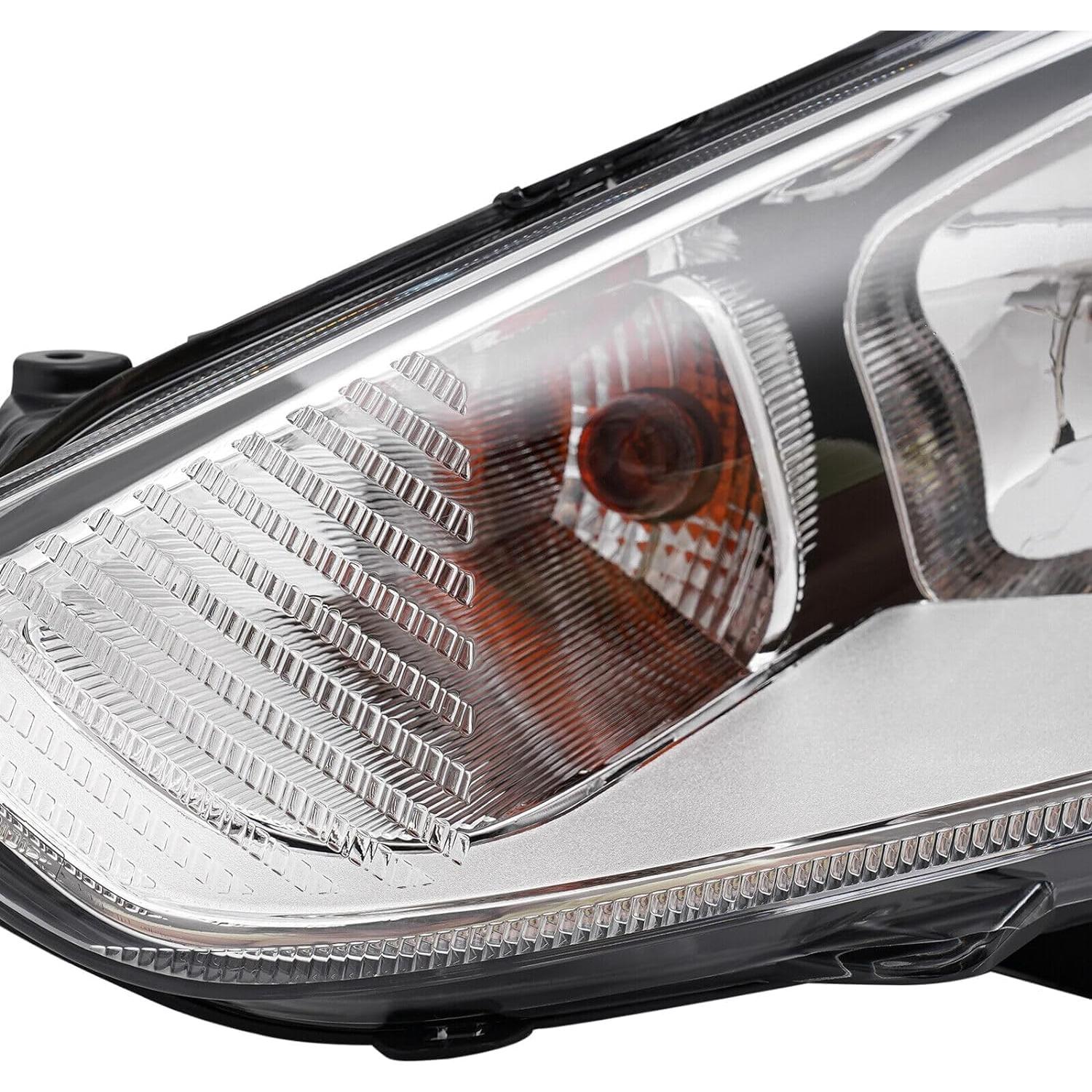 Faros Reemplazo Cromados Reinko para Ford Fiesta 2014-2019