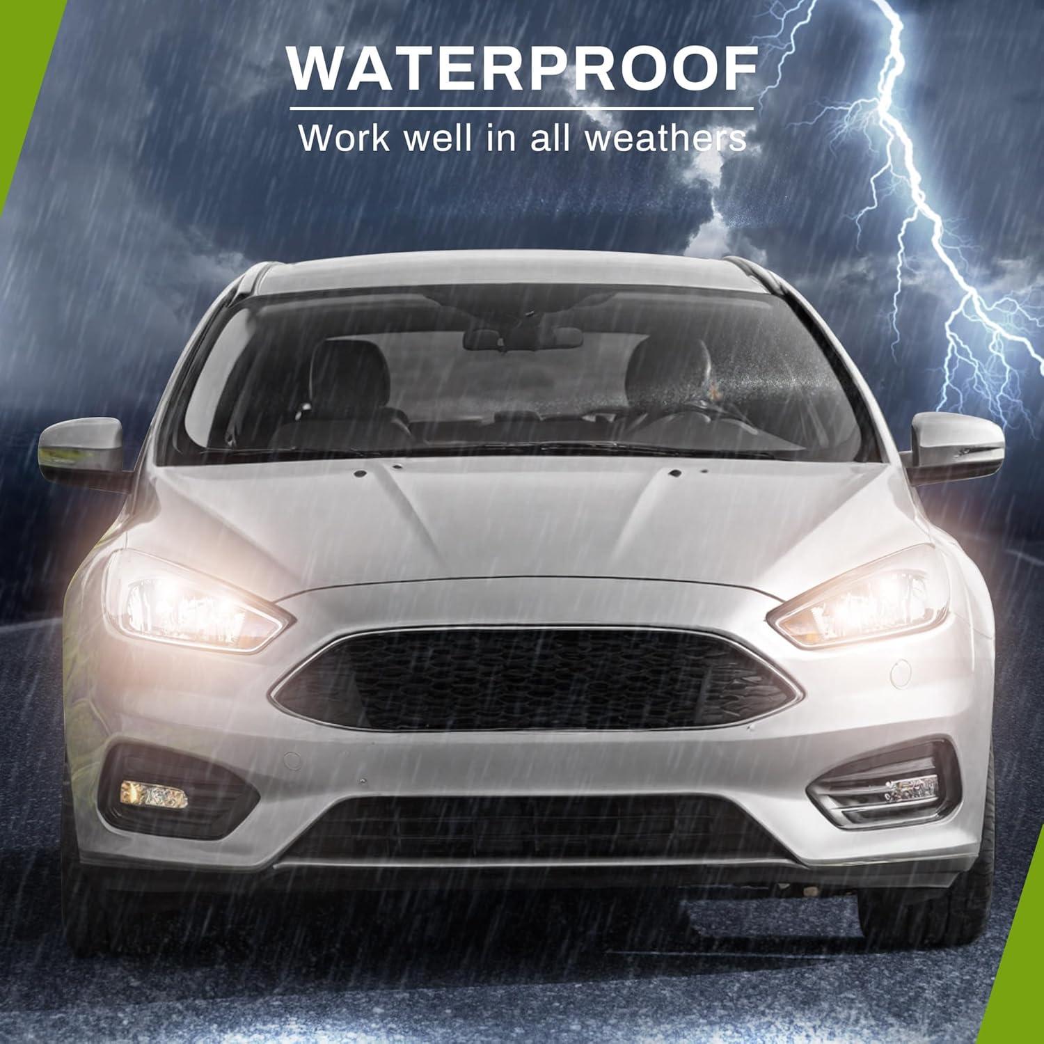 Faros AUTOSAVER88 para Ford Focus 2015-2018, carcasa cromada