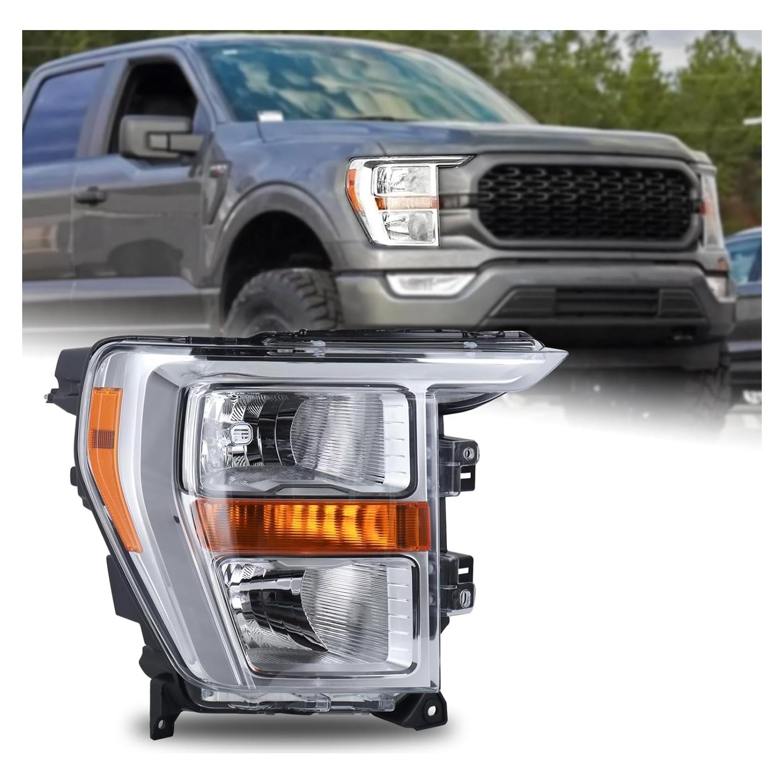 Faros halógenos Duolctrams OEM Ford F150 2021-2023 lado derecho