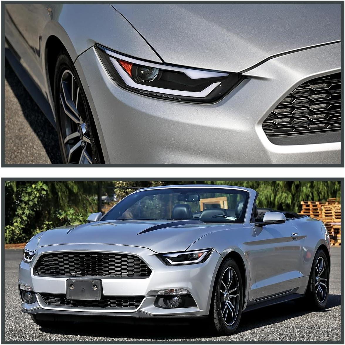 Faros Proyector Spec-D Tuning con LED para Ford Mustang 2015-2020