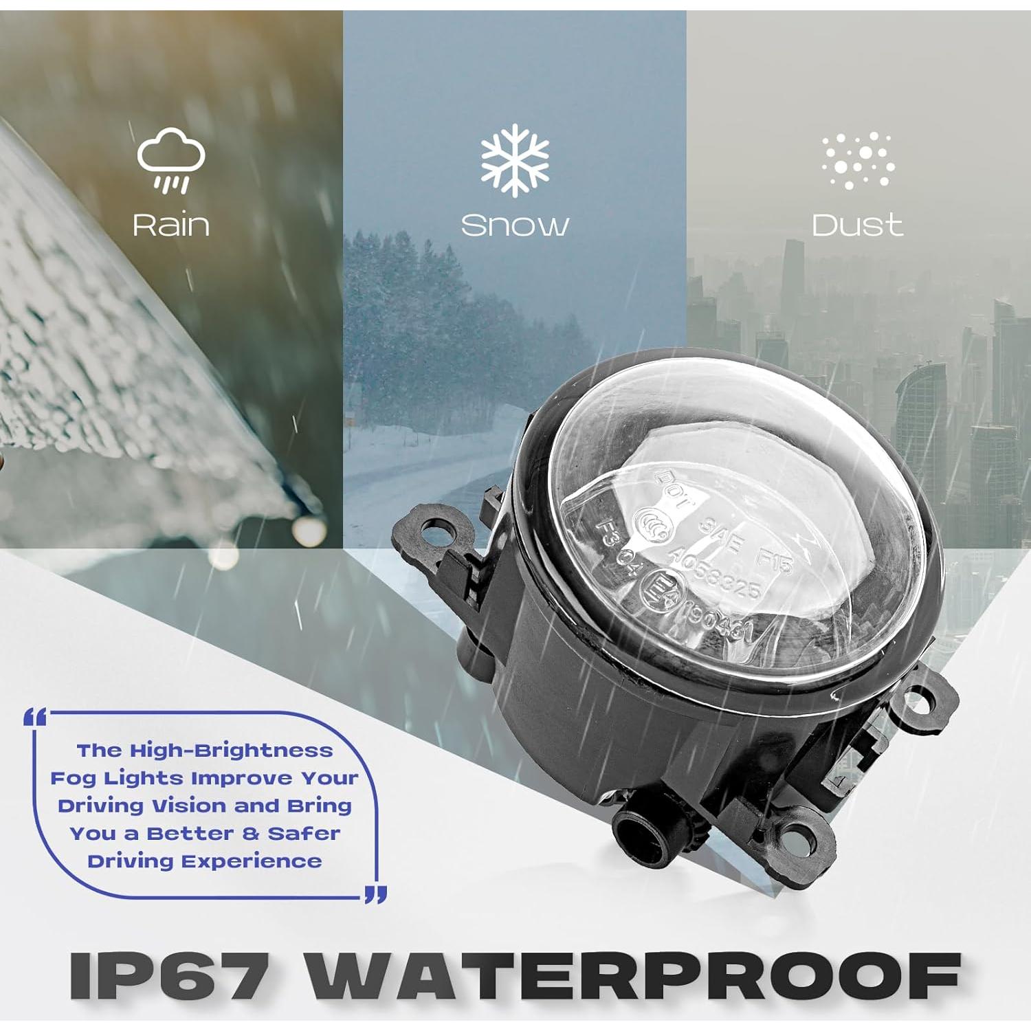 Luz de Niebla Universal RP Poder Notable H11 55W Lente Clara