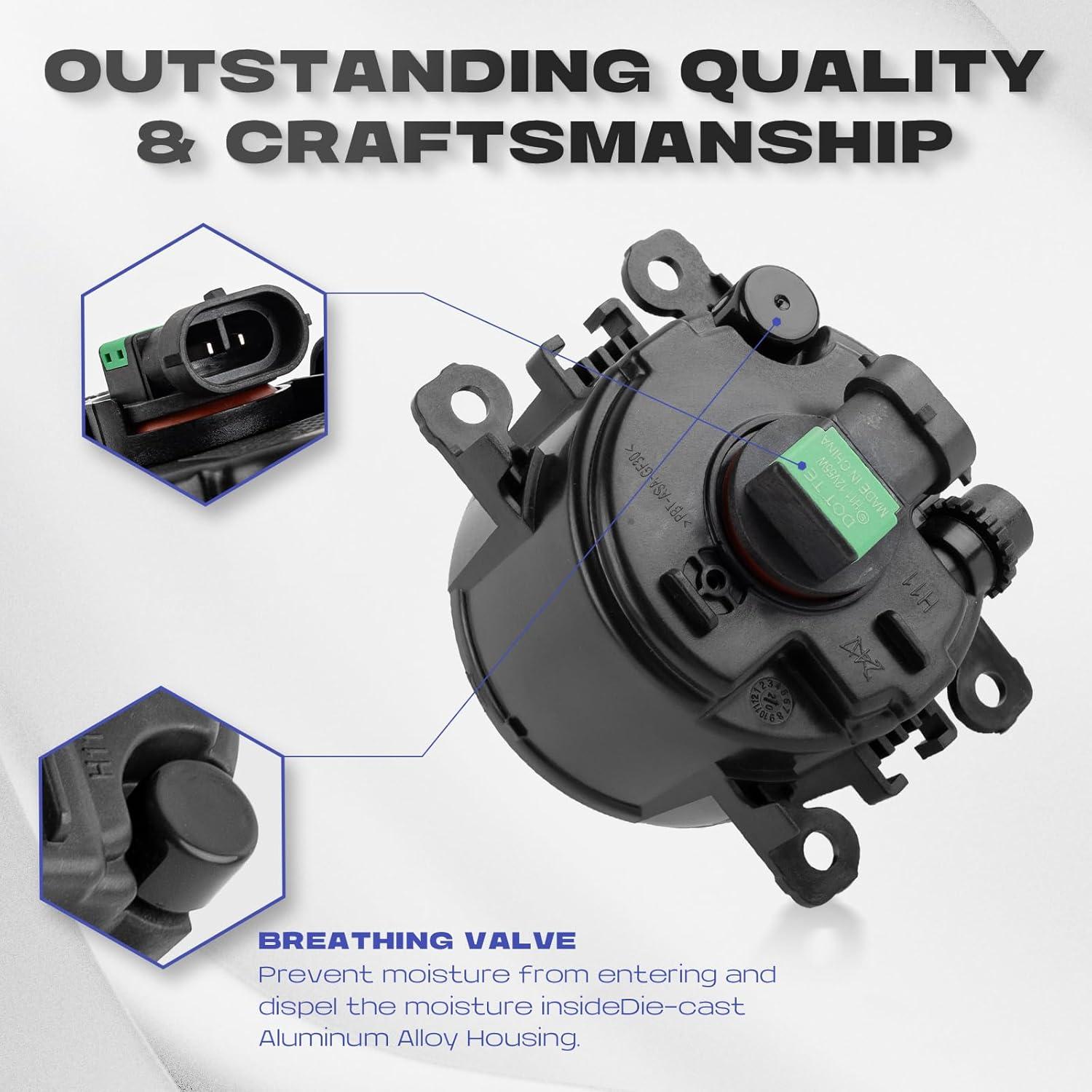 Luz de Niebla Universal RP Poder Notable H11 55W Lente Clara