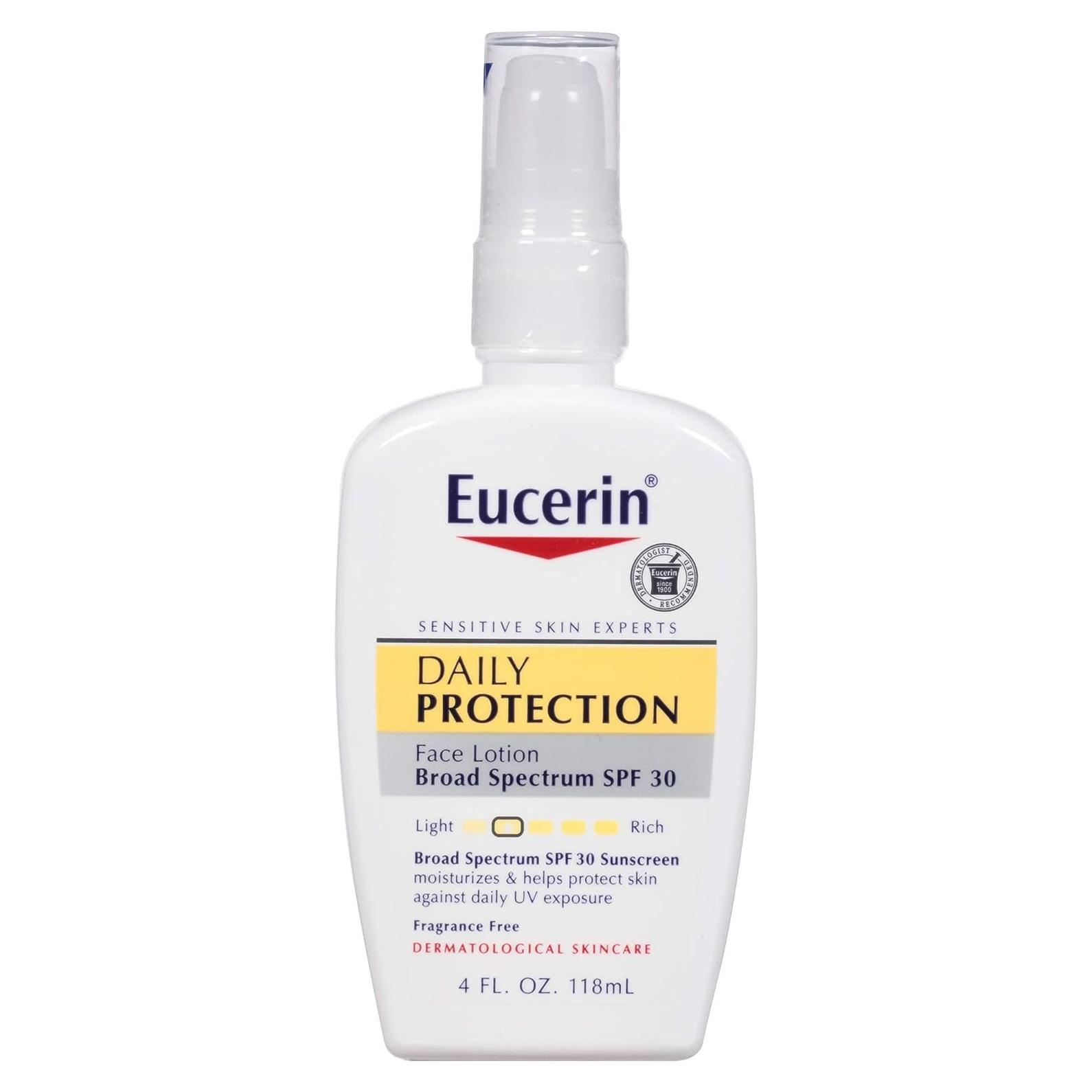 Loción Facial Eucerin SPF 30 Hidratante Piel Sensible 118 ml