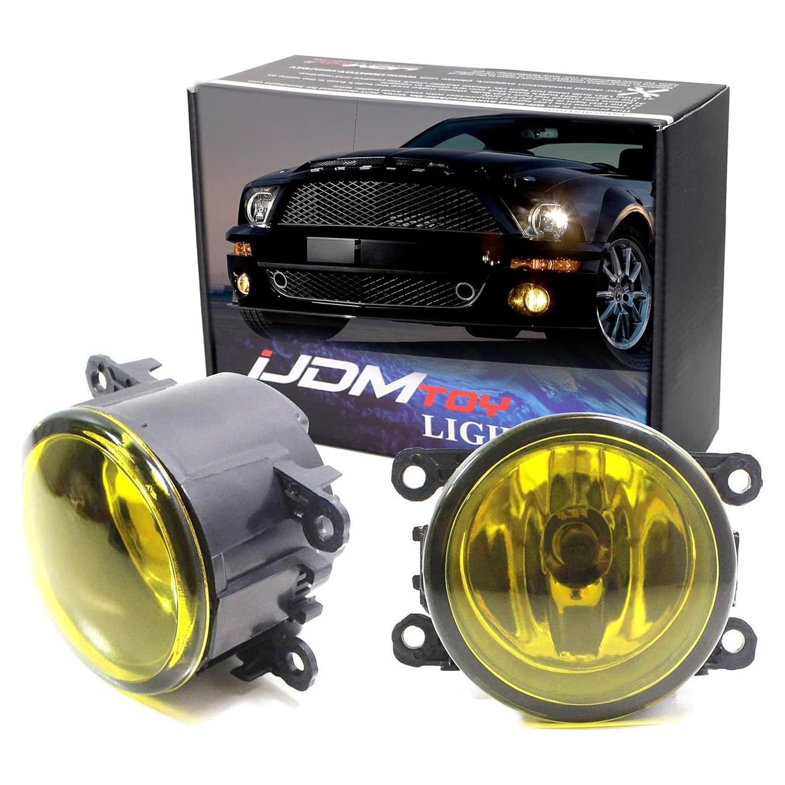 Lámparas de Niebla Amarillas iJDMTOY H11 55W - Par de 2 Unidades