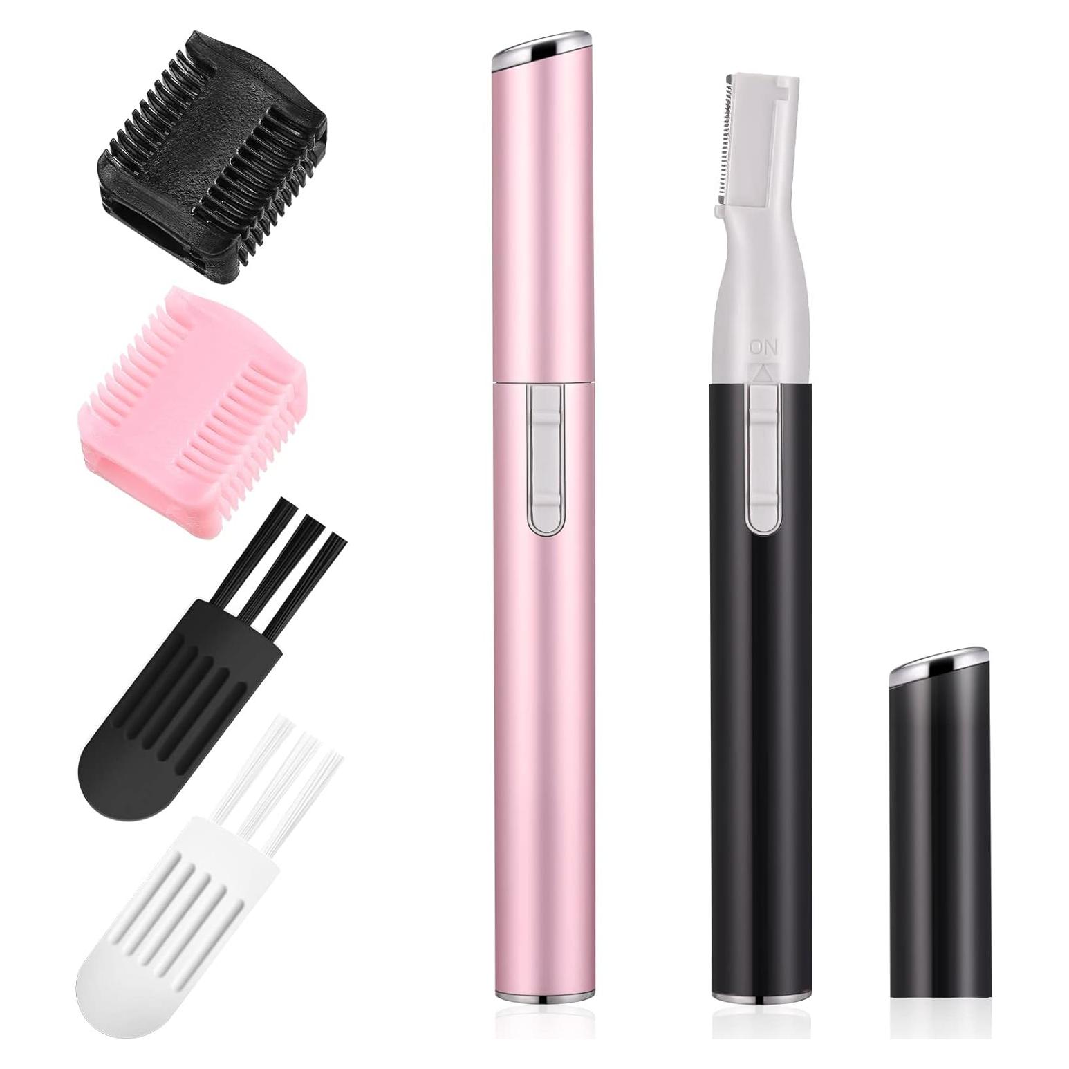 Afeitadora Eléctrica de Cejas Chumia Mini Rosa y Negro