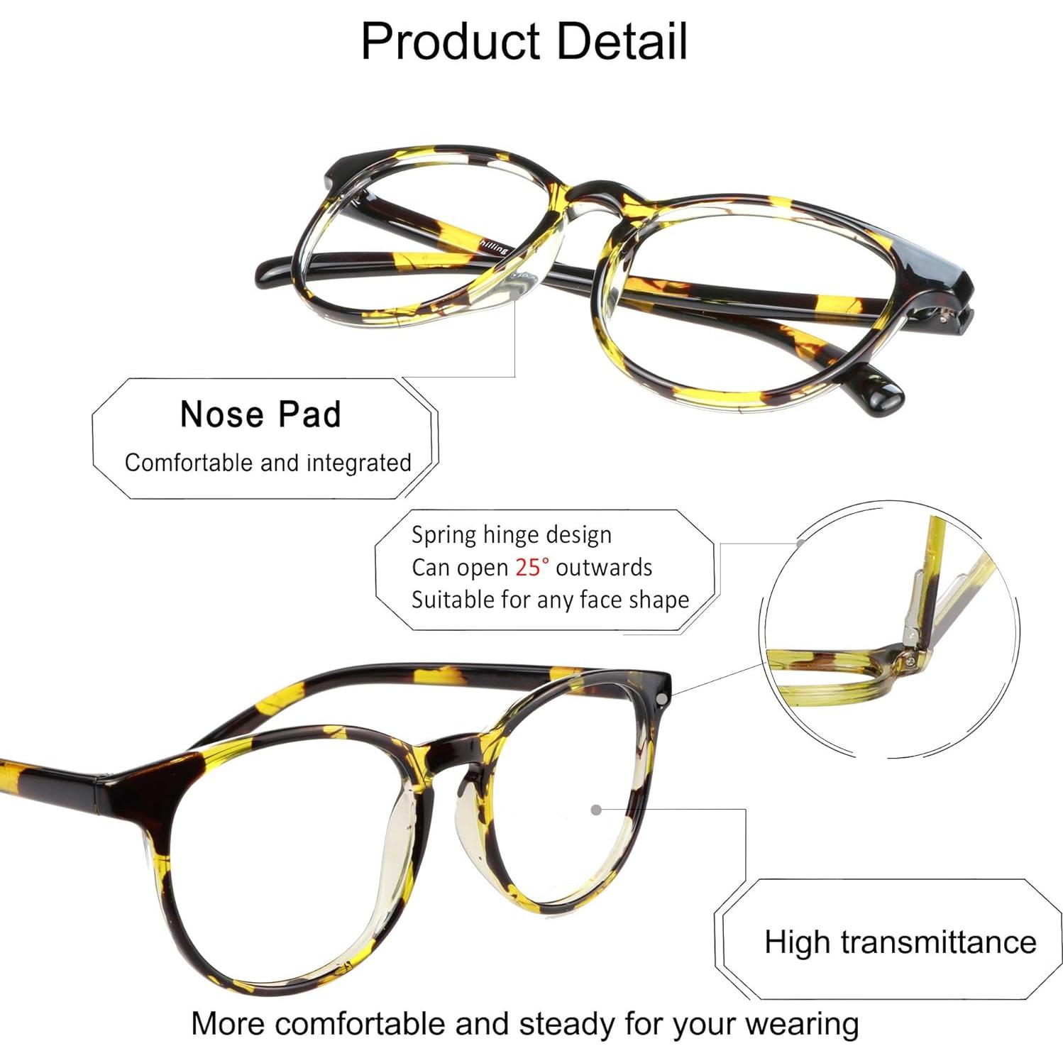 Gafas bloqueadoras luz azul YEIN Chilling marrón 1.75x