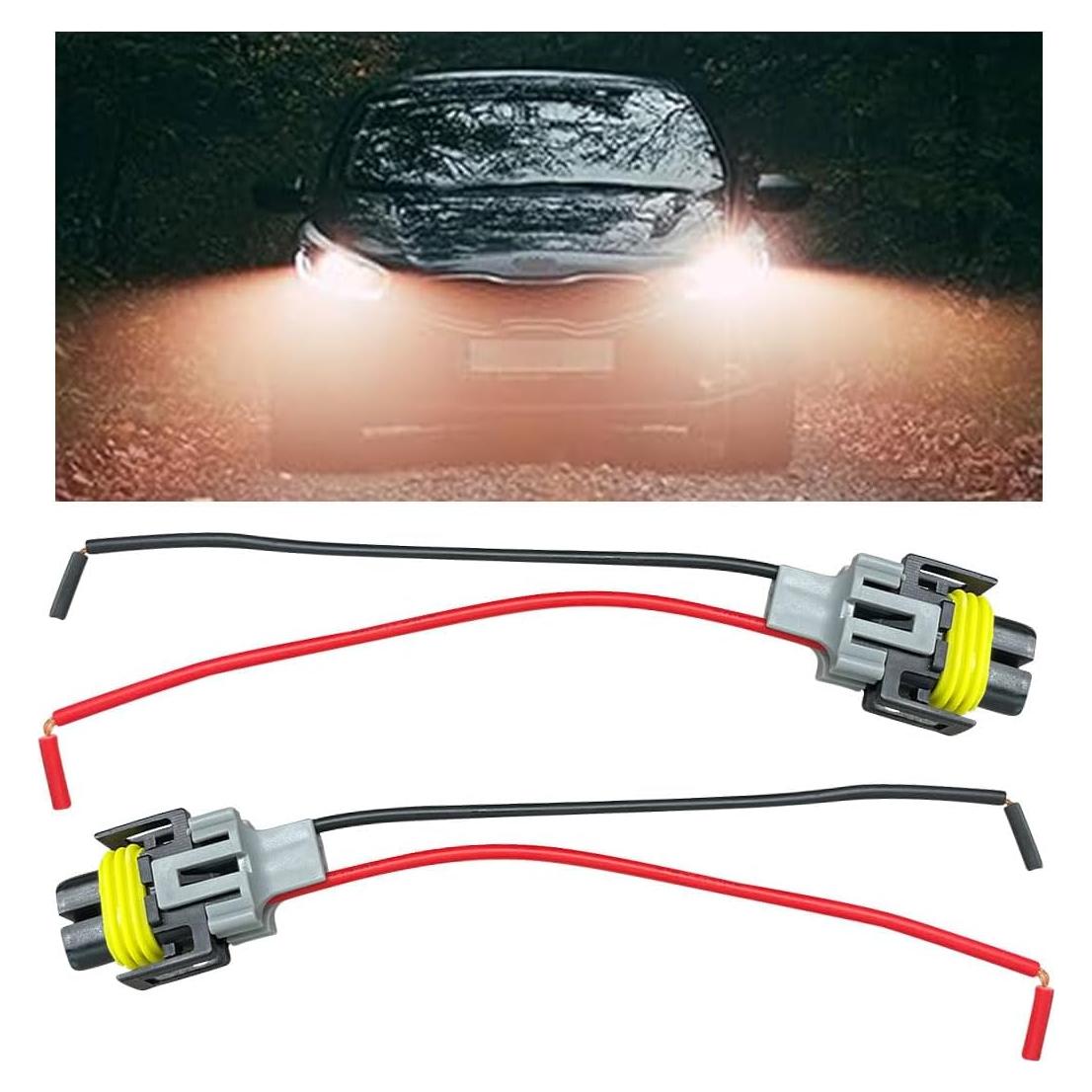 Conector de Arnés de Luz Antiniebla GLSOWEE H8/H9/H11 2PCS