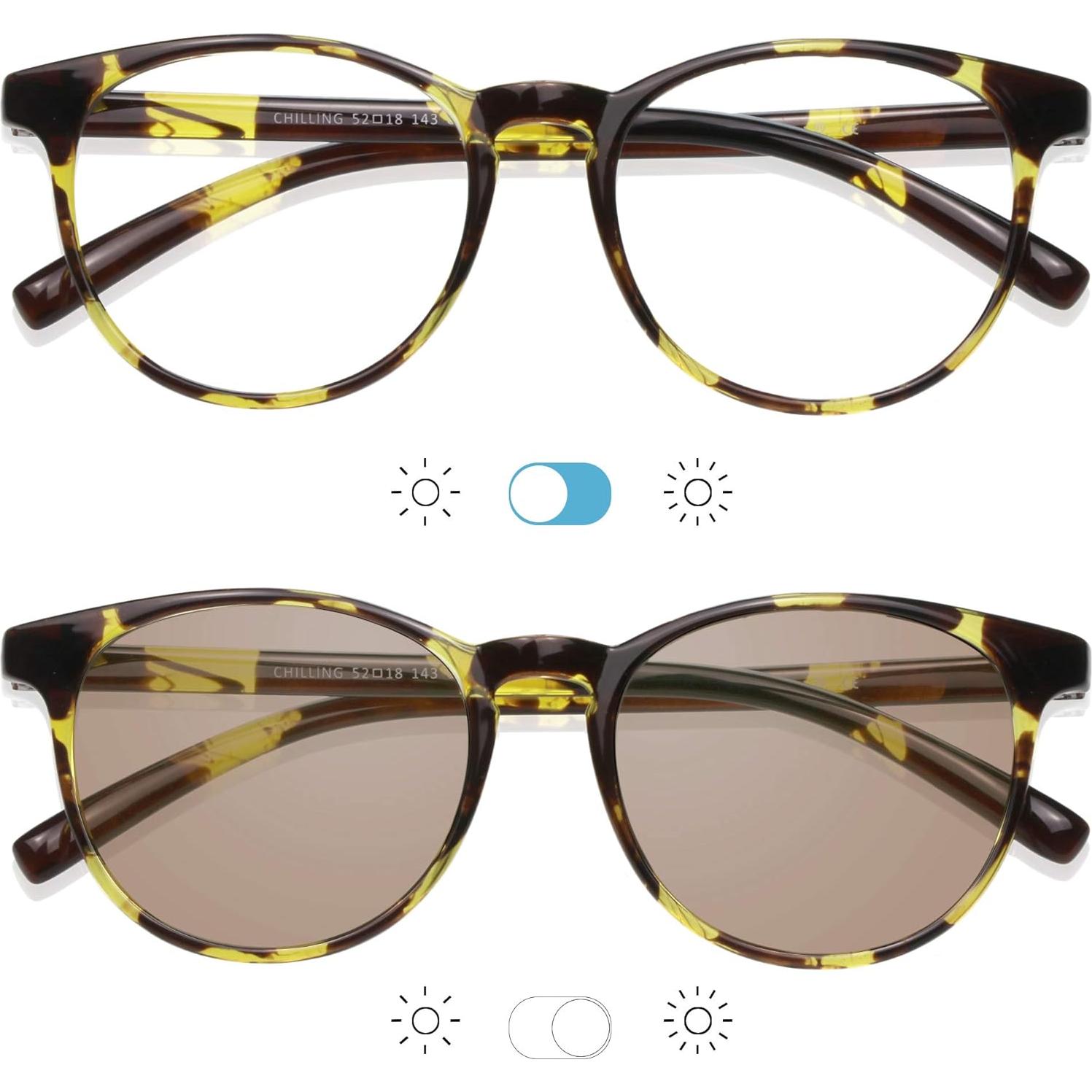 Gafas bloqueadoras luz azul YEIN modelo Chilling marrón