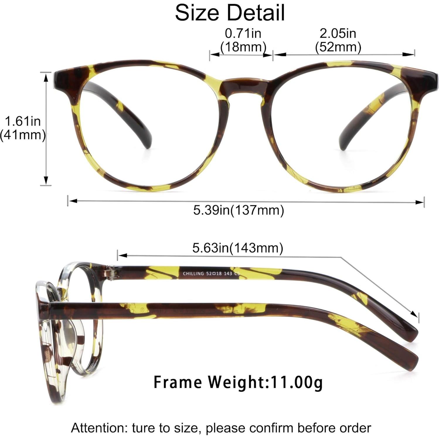 Gafas bloqueadoras luz azul YEIN modelo Chilling marrón