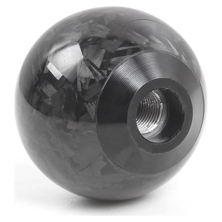 Perilla de Cambio Muge Racing Fibra de Carbono Esférica 52mm