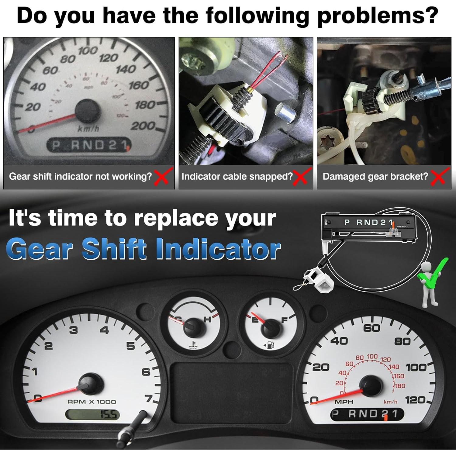 Conjunto de Indicador de Cambio TOP-MAX para Ford Ranger 2004-2011