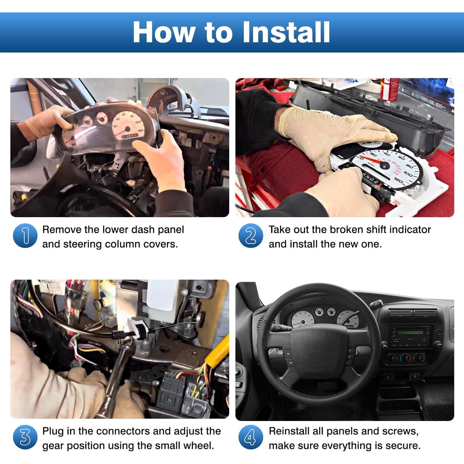 Conjunto de Indicador de Cambio TOP-MAX para Ford Ranger 2004-2011