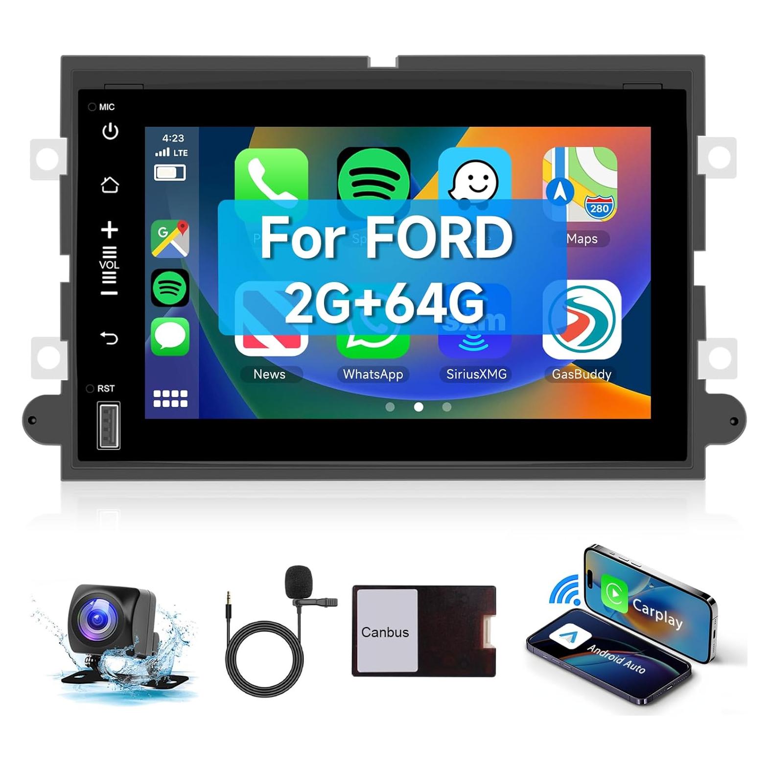 Estéreo de Coche Android 13 VECHTEL 7" 2GB 64GB para Ford