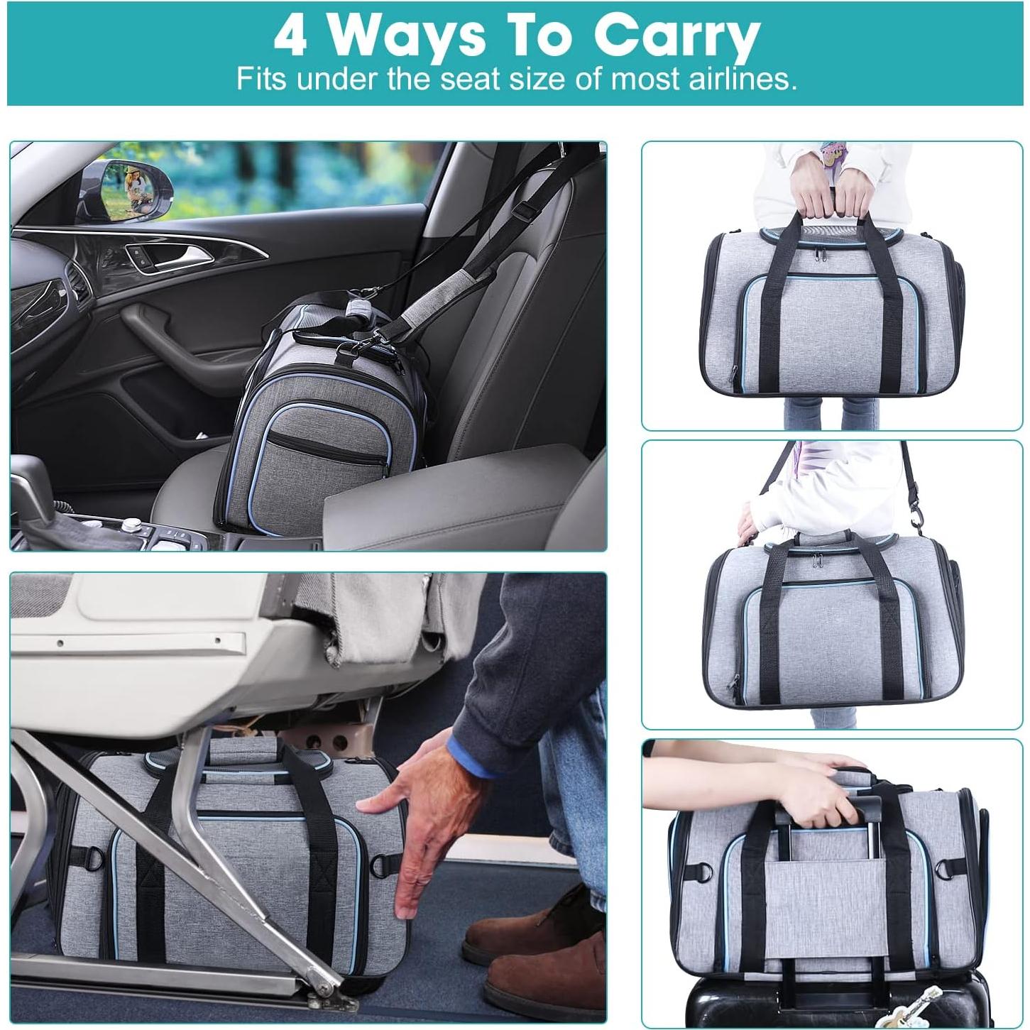 Transportín Expandible Siivton 4 Vías para Mascotas