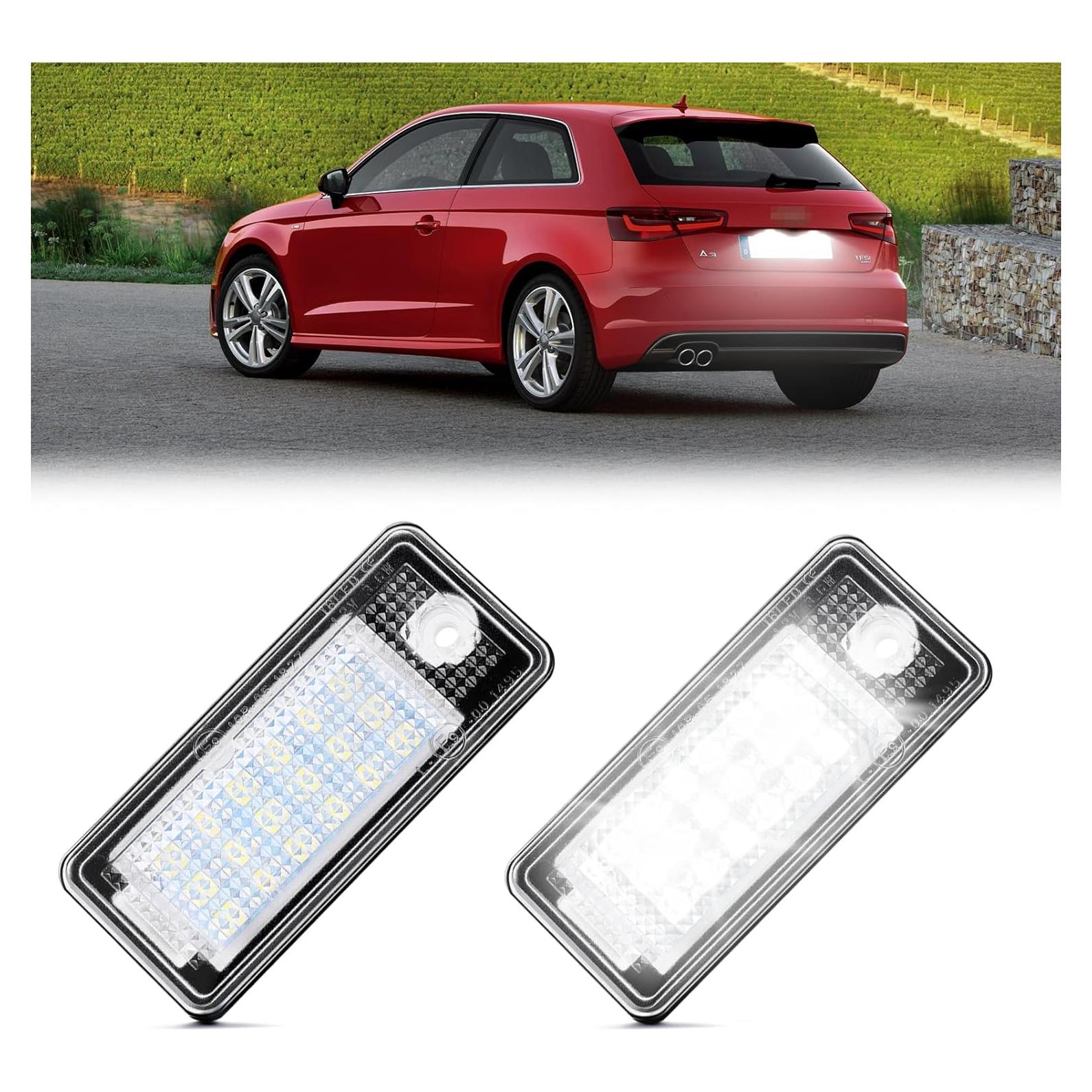 Luces LED de Placa de Licencia Gempro 6000K para Audi A3 A4 A6