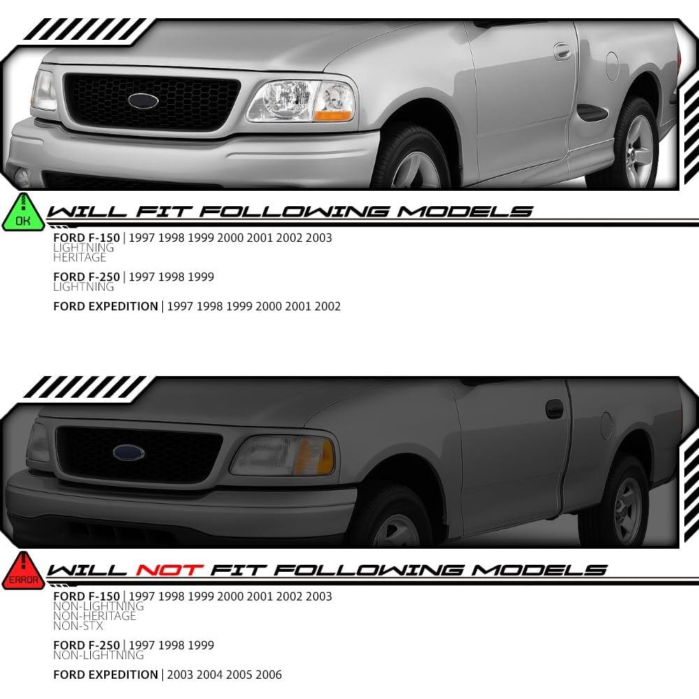Luces de Esquina Halógeno ILUMINACIÓN ÉPICA F150 F250 01-03