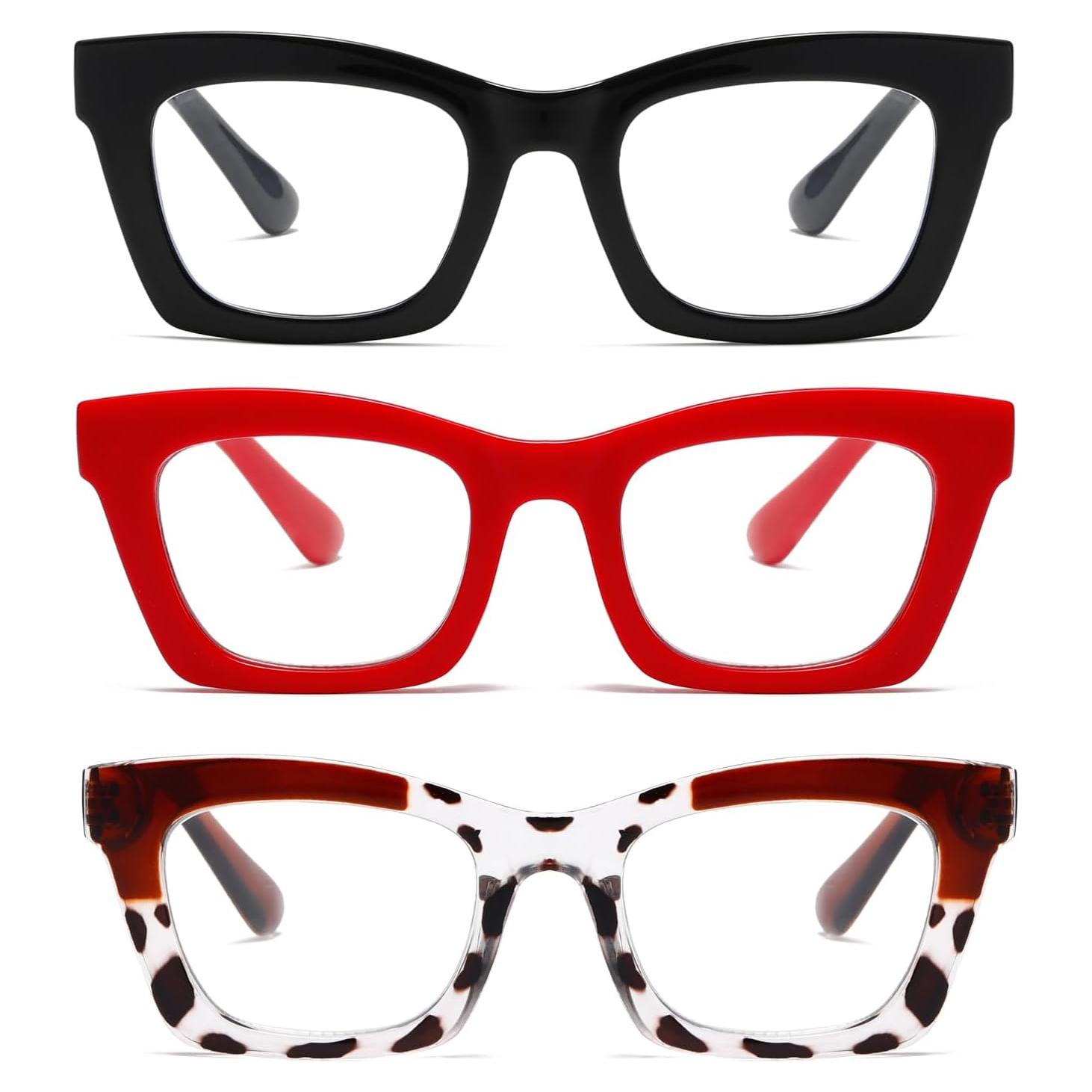 Gafas de Lectura Hubeye Estilo Oprah Bloqueo Luz Azul +1.25