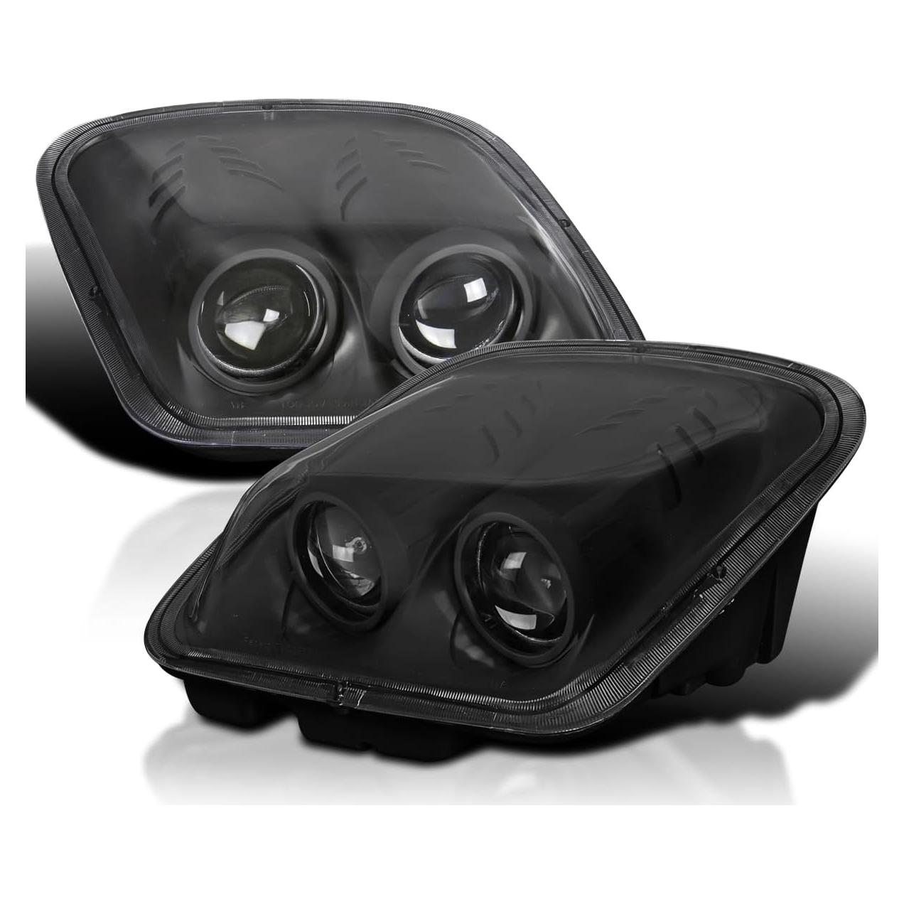 Faros Proyector Negro Spec-D Tuning para Chevy Corvette C5 1997-2004