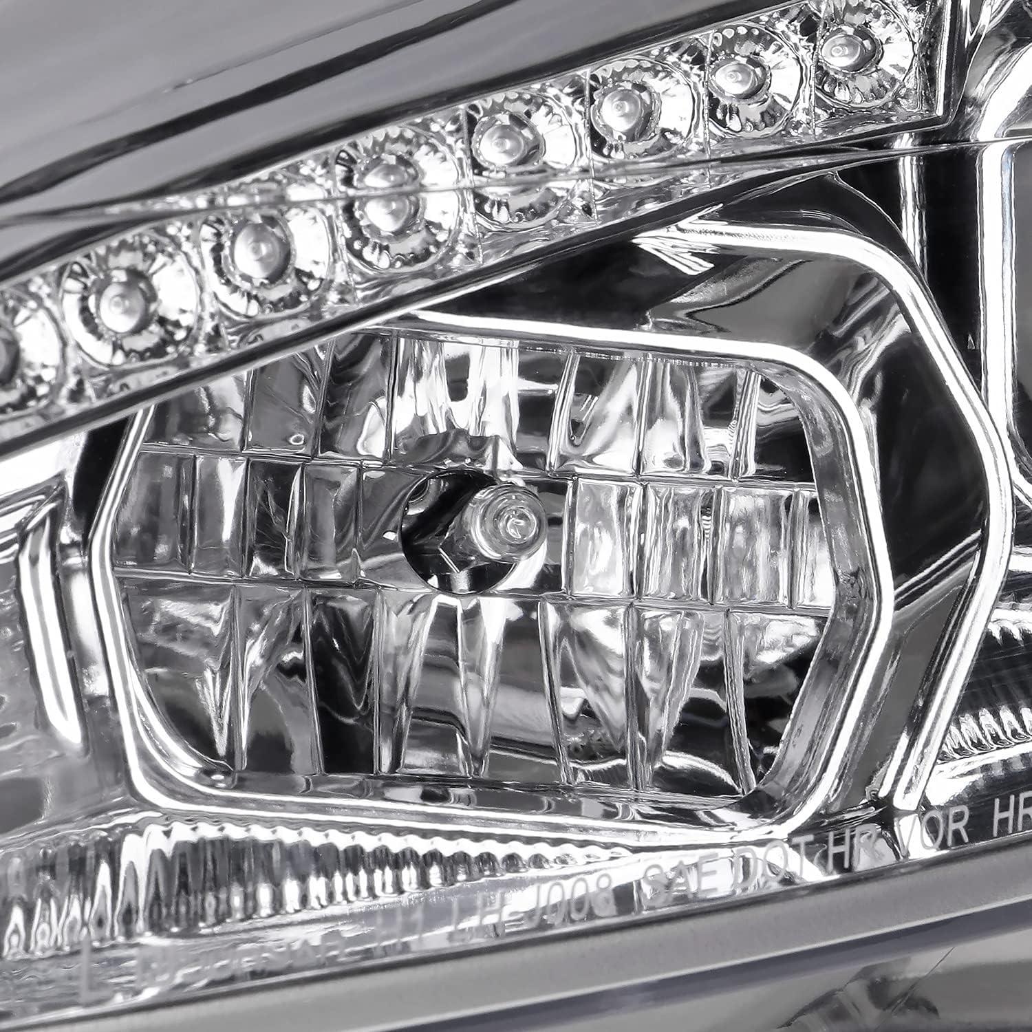 Faros Proyector SPEC-D Tuning Cromados para Ford Focus 2015-2018