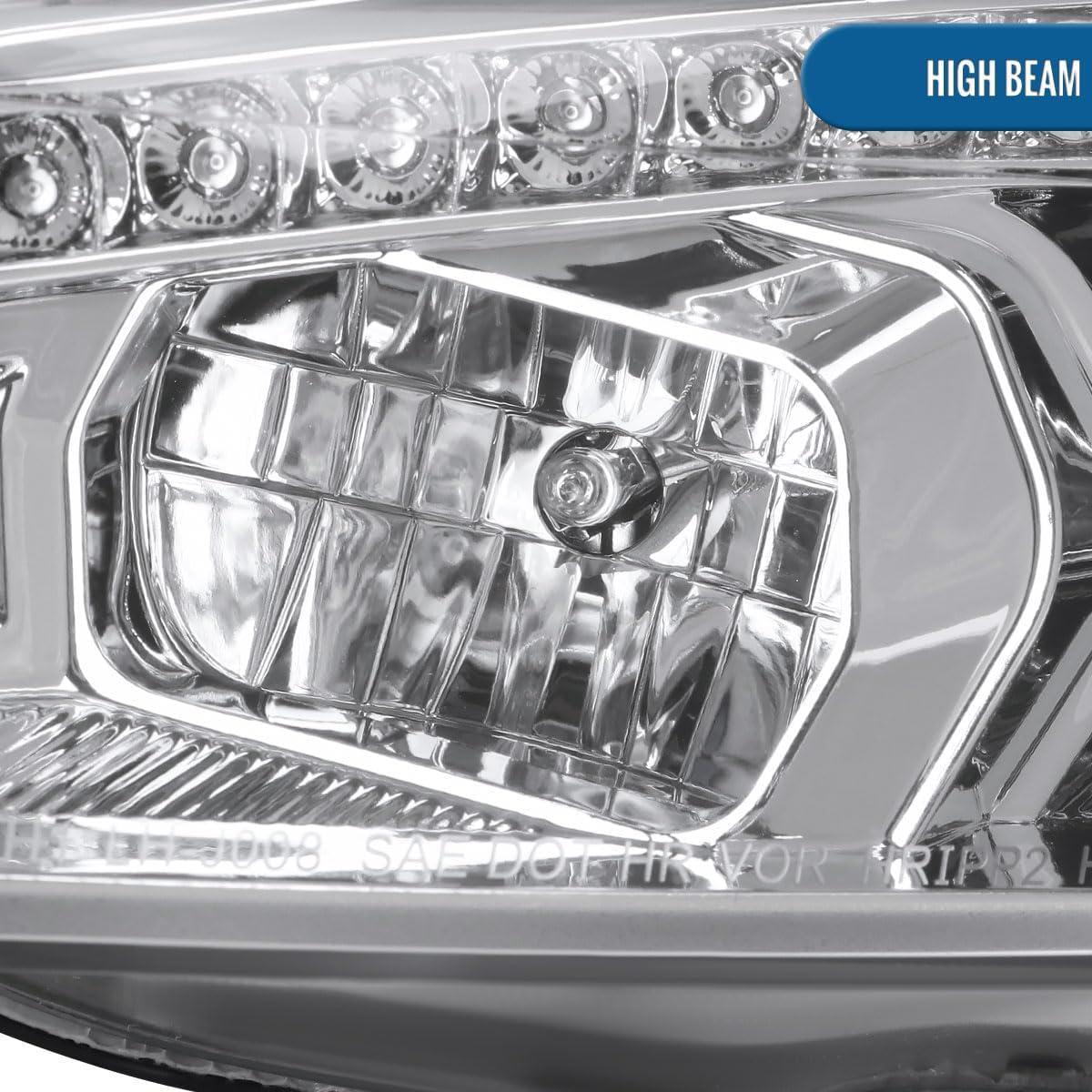 Faros Proyector LED Ronnin para Ford Focus 2015-2018 - Cromo