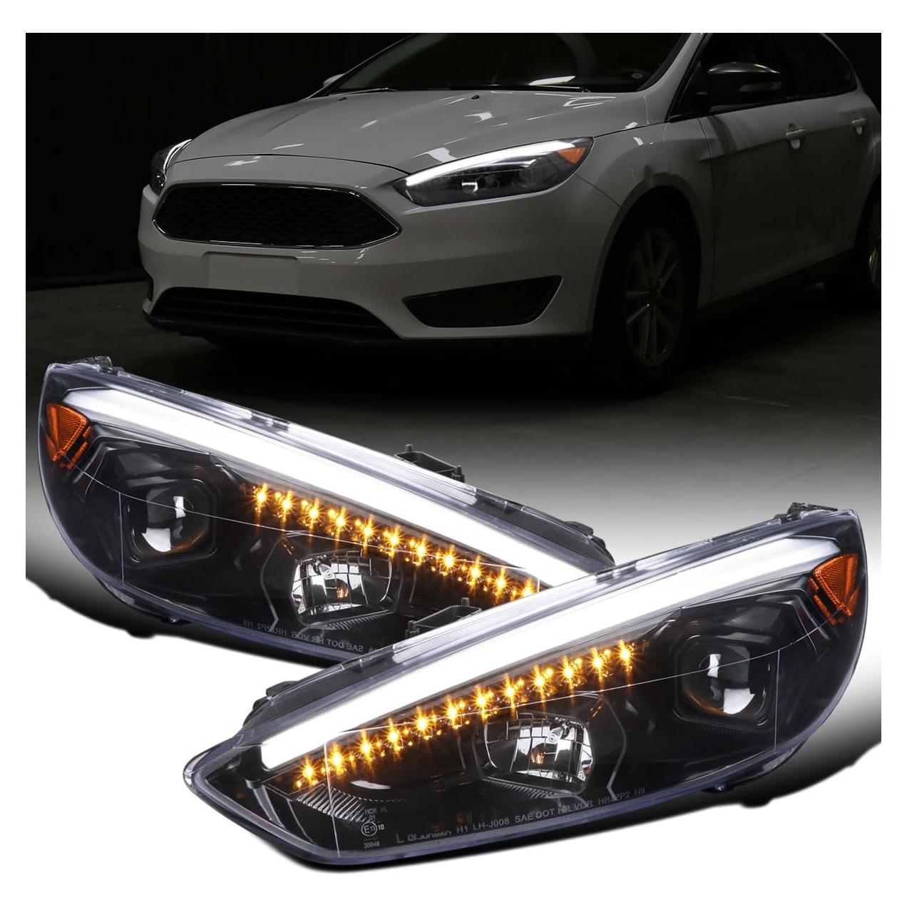 Faros Proyectores LED Ronnin para Ford Focus 2015-2018