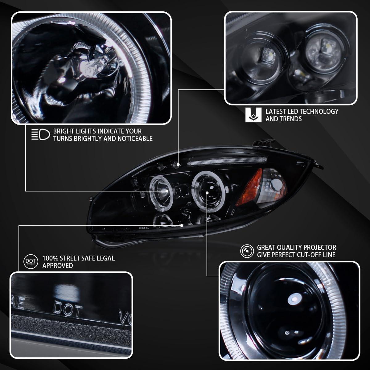 Faros Proyector LED Autozensation para Mitsubishi Eclipse 2006-2012