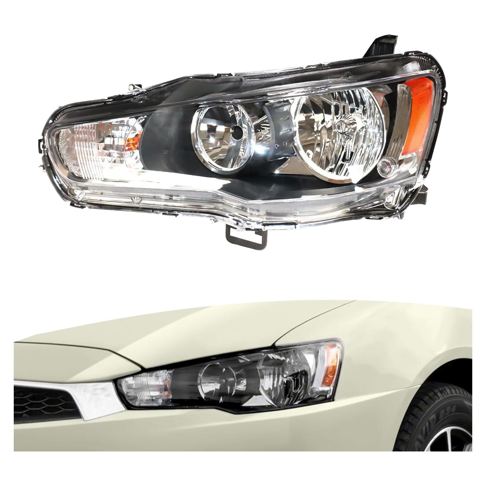 Faros Halógenos LYNICESHOP para Mitsubishi Lancer EVO 2008-2017