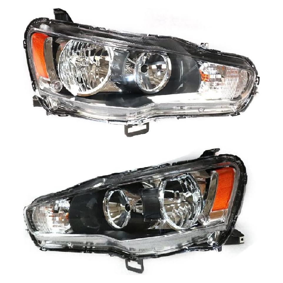 Conjunto de Faros Halógenos Mitsubishi Lancer EVO 2008-2017